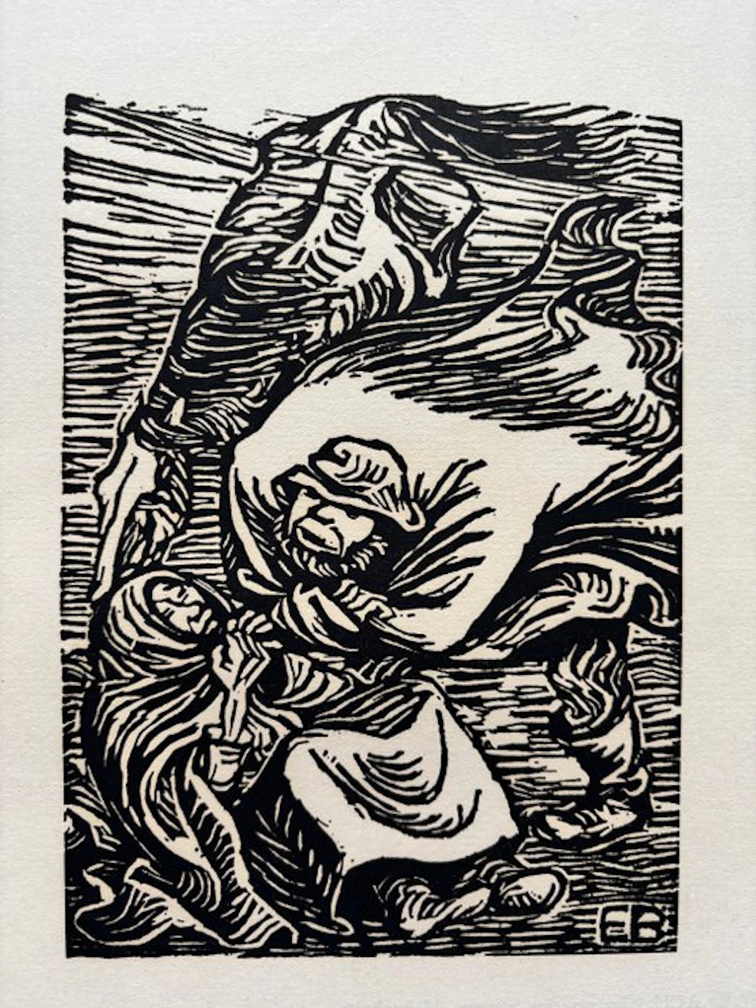 Ernst Barlach (1870-1938) - Gruppe im Sturm