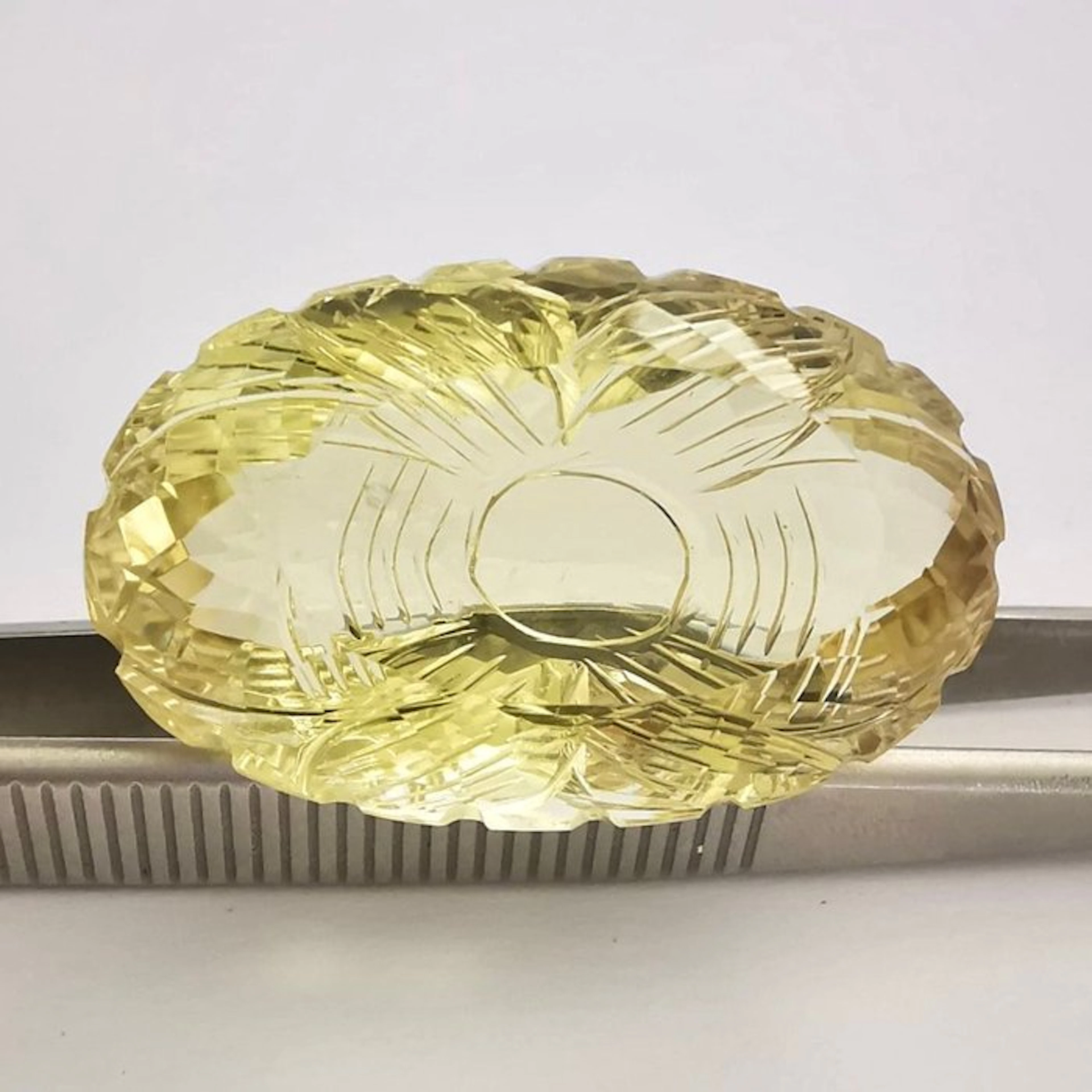 No reserve price Citrine - 87.43 ct - Antwerp Laboratory...