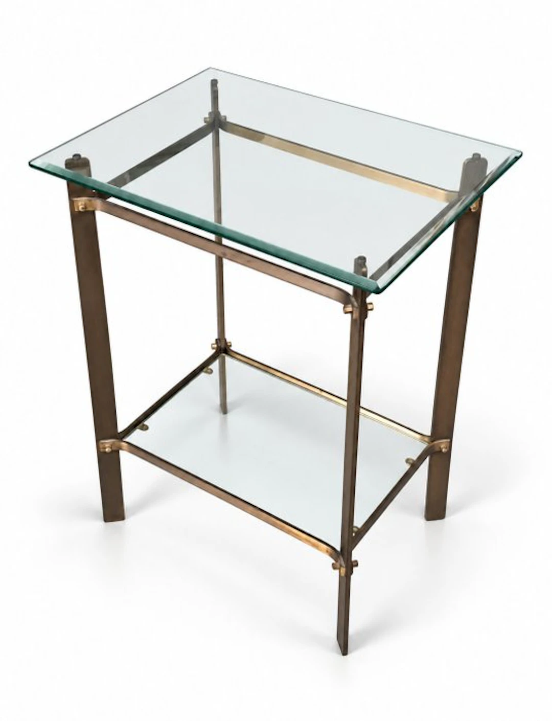 Centre table - Brass, Glass