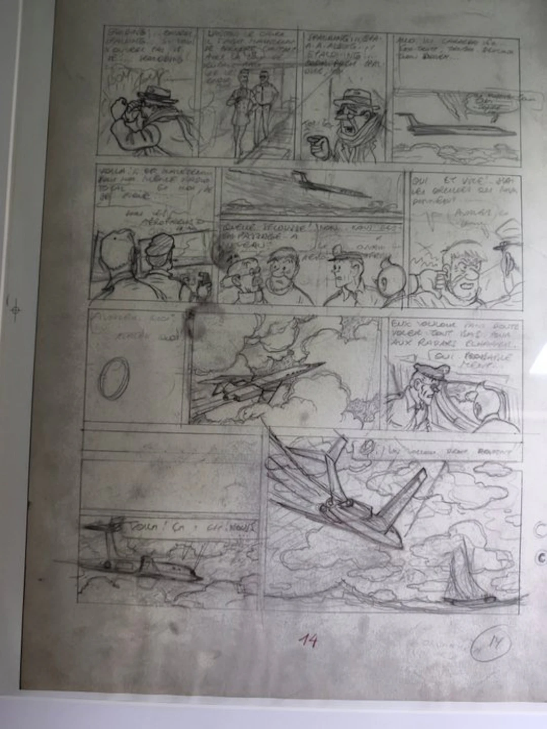 Tintin - Vol 714 pour Sydney - Document d'imprimerie Casterman