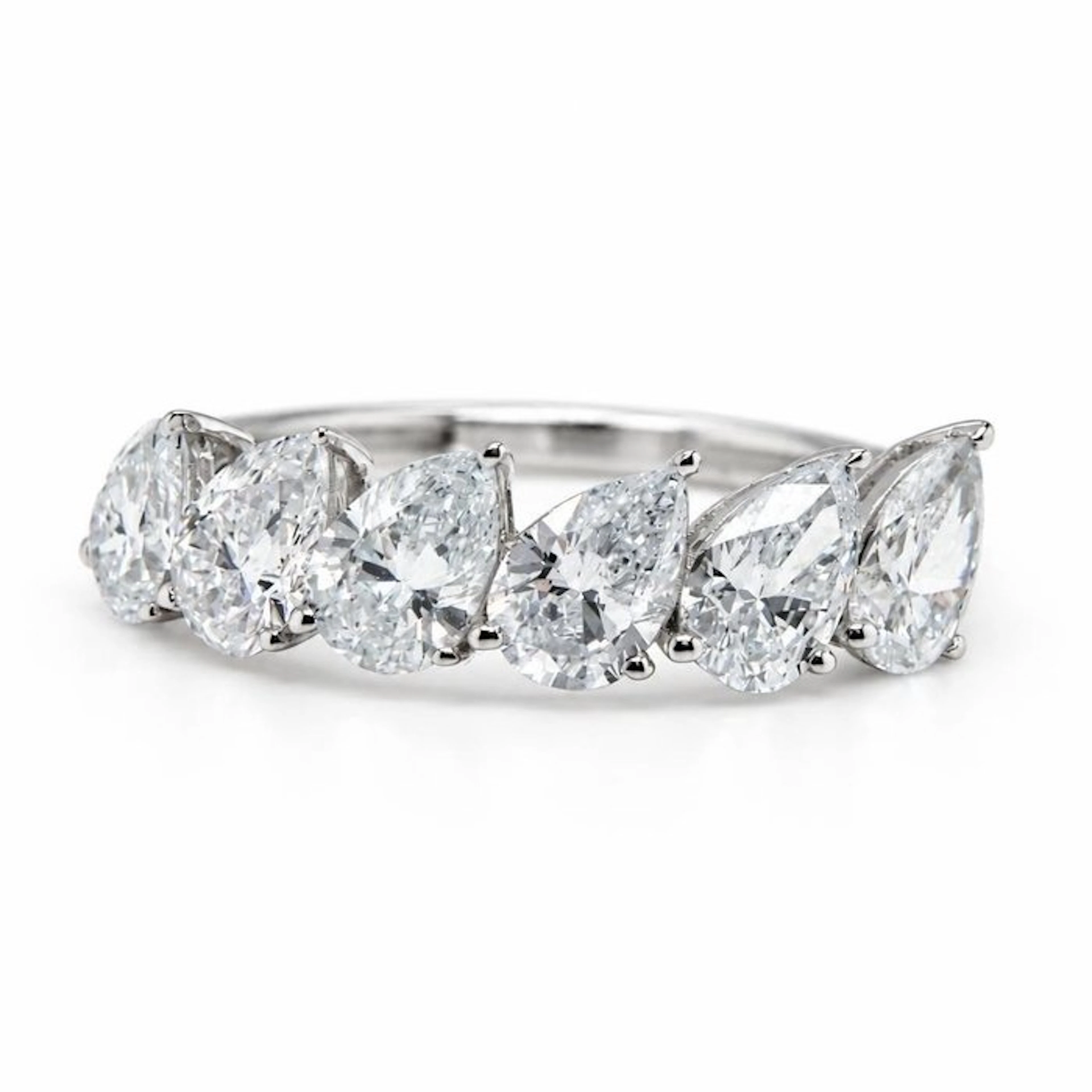 No reserve price - Ring - 14 kt. White gold - 2.23ct. tw. Diamond (Lab-grown)