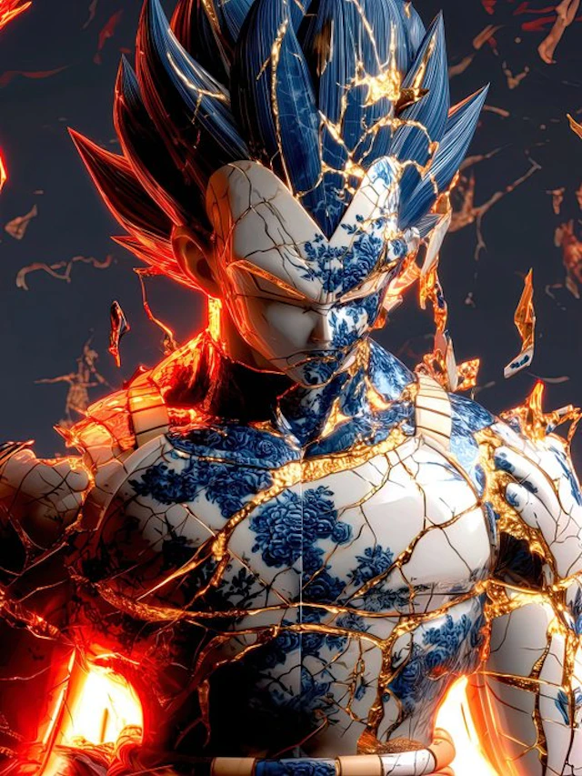 Yamila - Orgullo Fracturado: Vegeta en la Resiliencia del Kintsugi.
