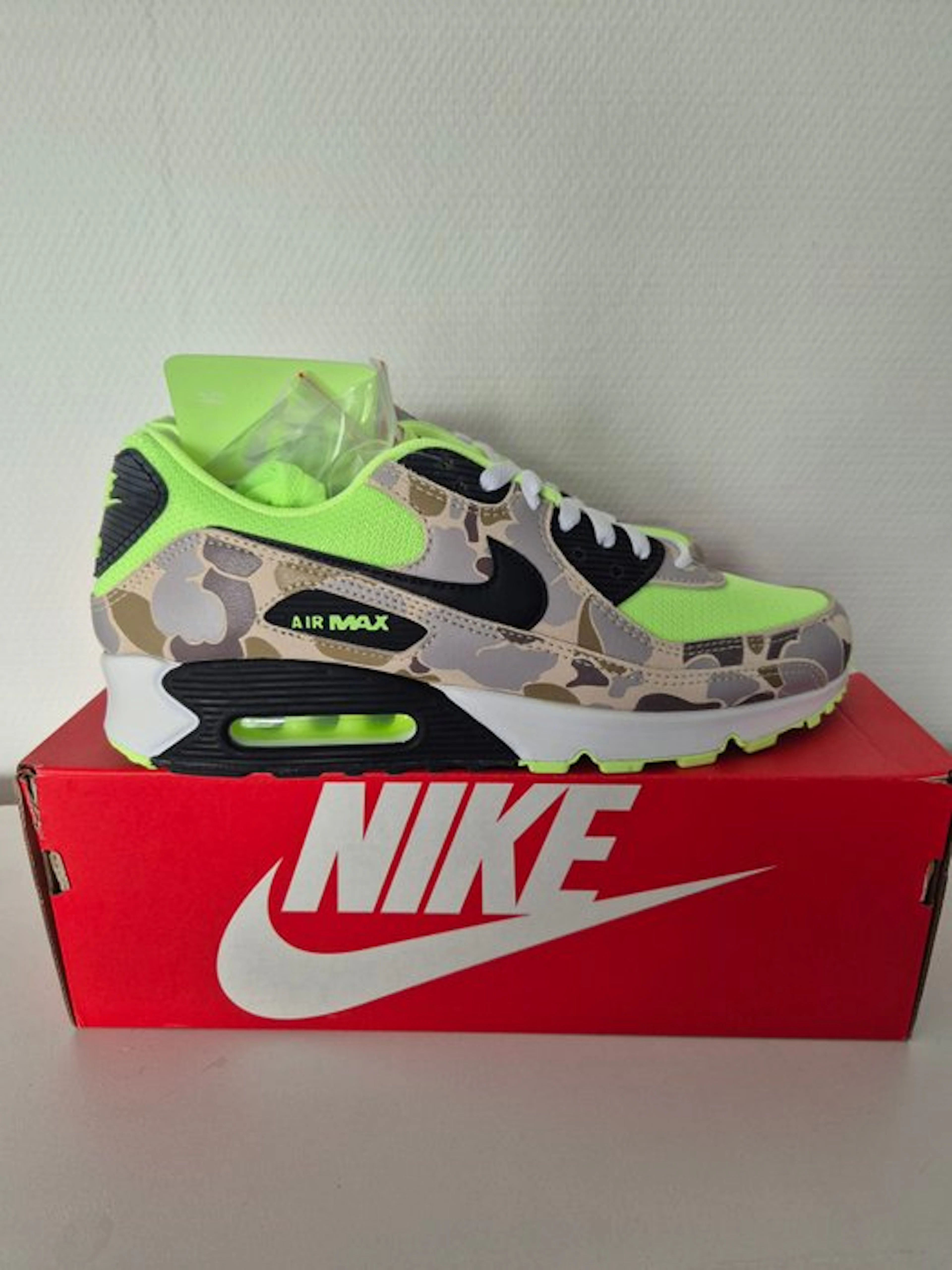 Nike - Air Max 90 Ghost Green Duck Camo - Sneakers - Size: EU 45 -