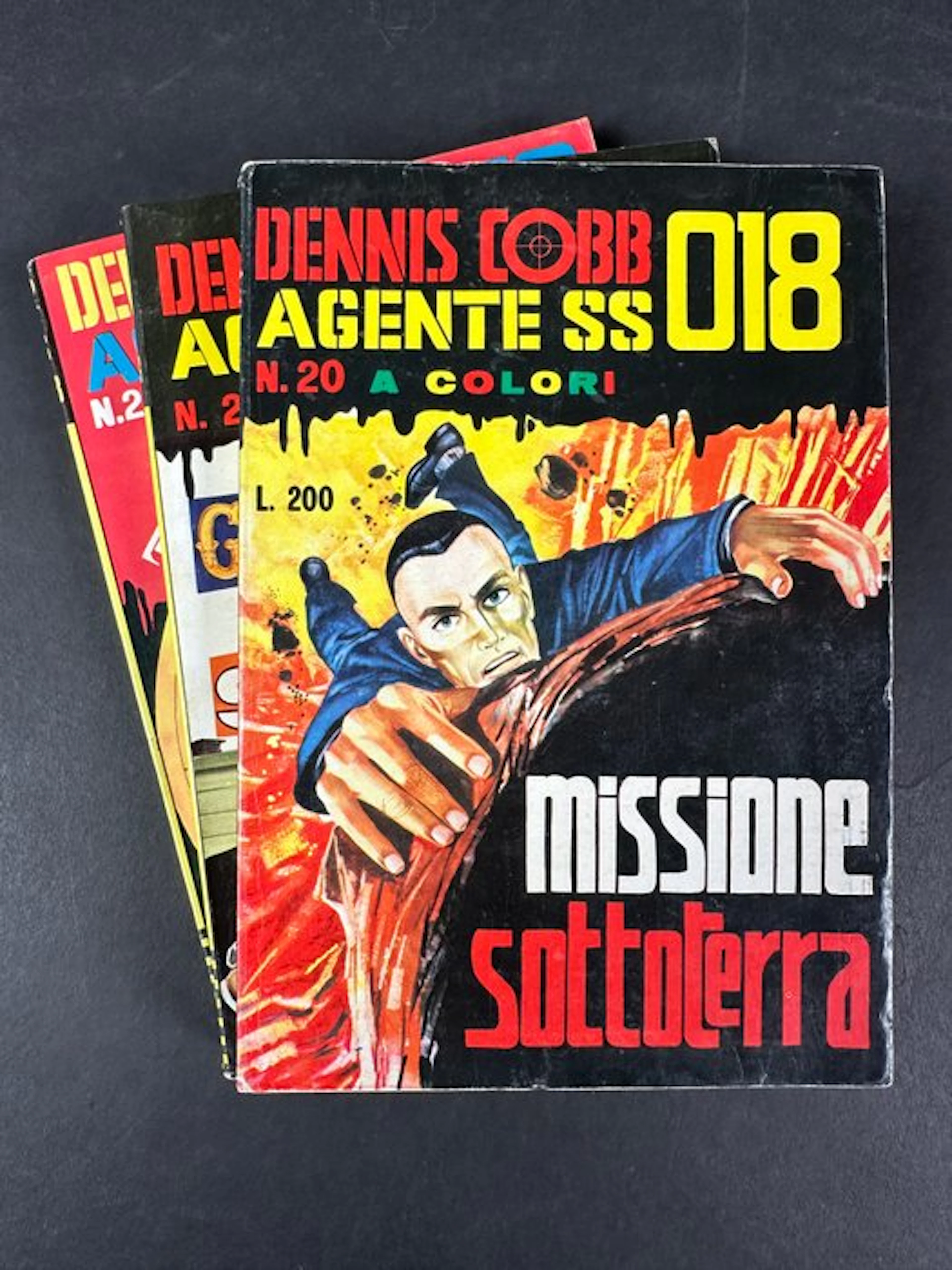 Dennis Cobb nn. 20, 21, 22 - 3 Comic - First edition - 1966