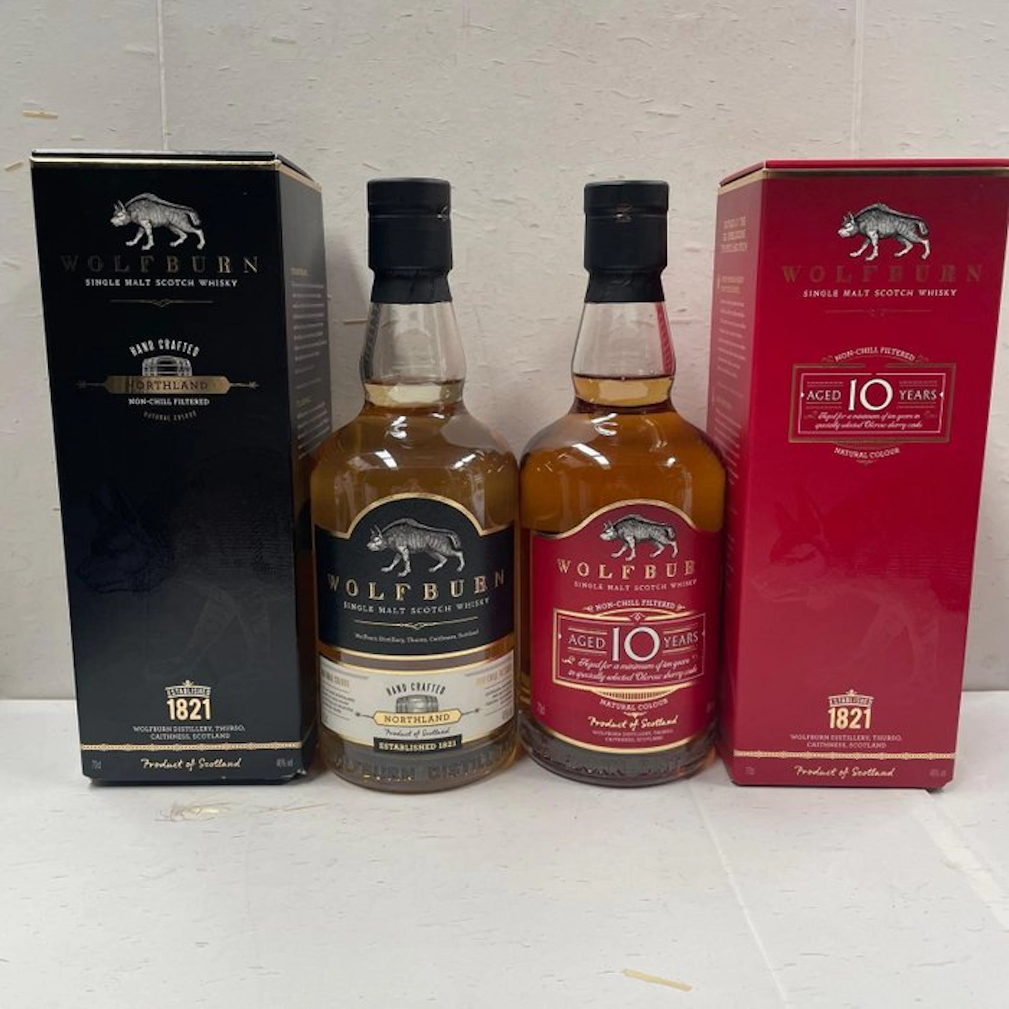 Wolfburn - Northland & 10yo - 70cl - 2 bottles