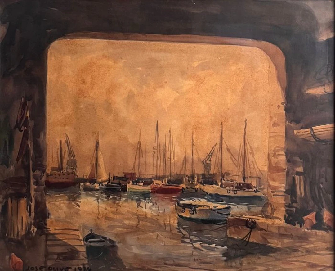 Josep Olivé (1944) - Paisaje marino