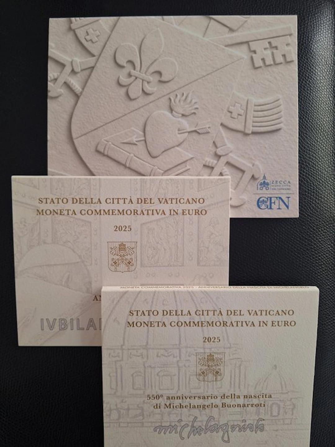 Vatican. Year Set (BU) / 2 Euro 2025/2026 (3 Items) (No reserve price)