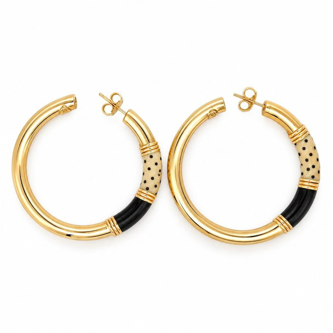 Earrings - 18 kt. Yellow gold - Made in Italy - AURITALIA