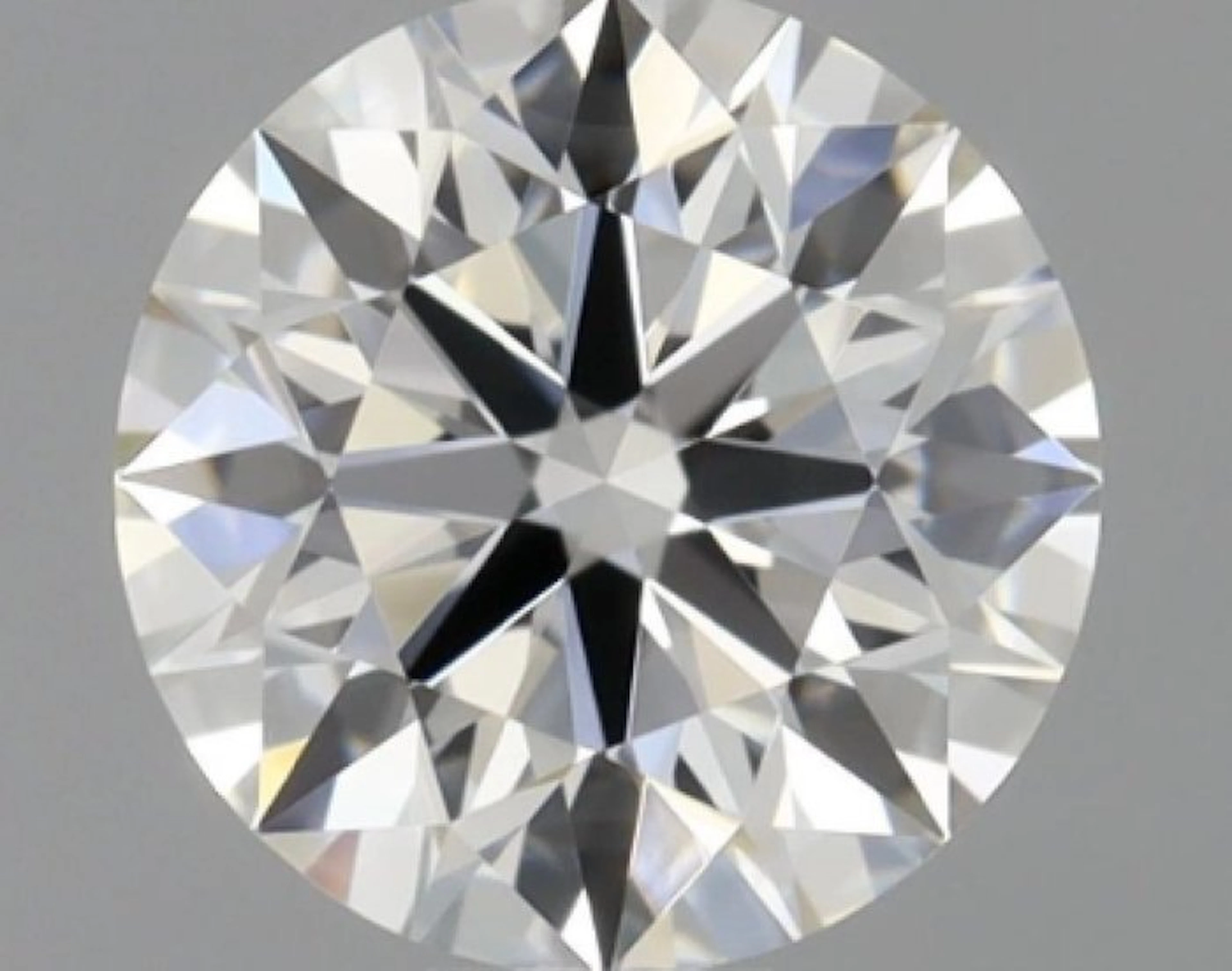 1 pcs Diamond (Natural) - 0.56 ct - Round - G - IF...