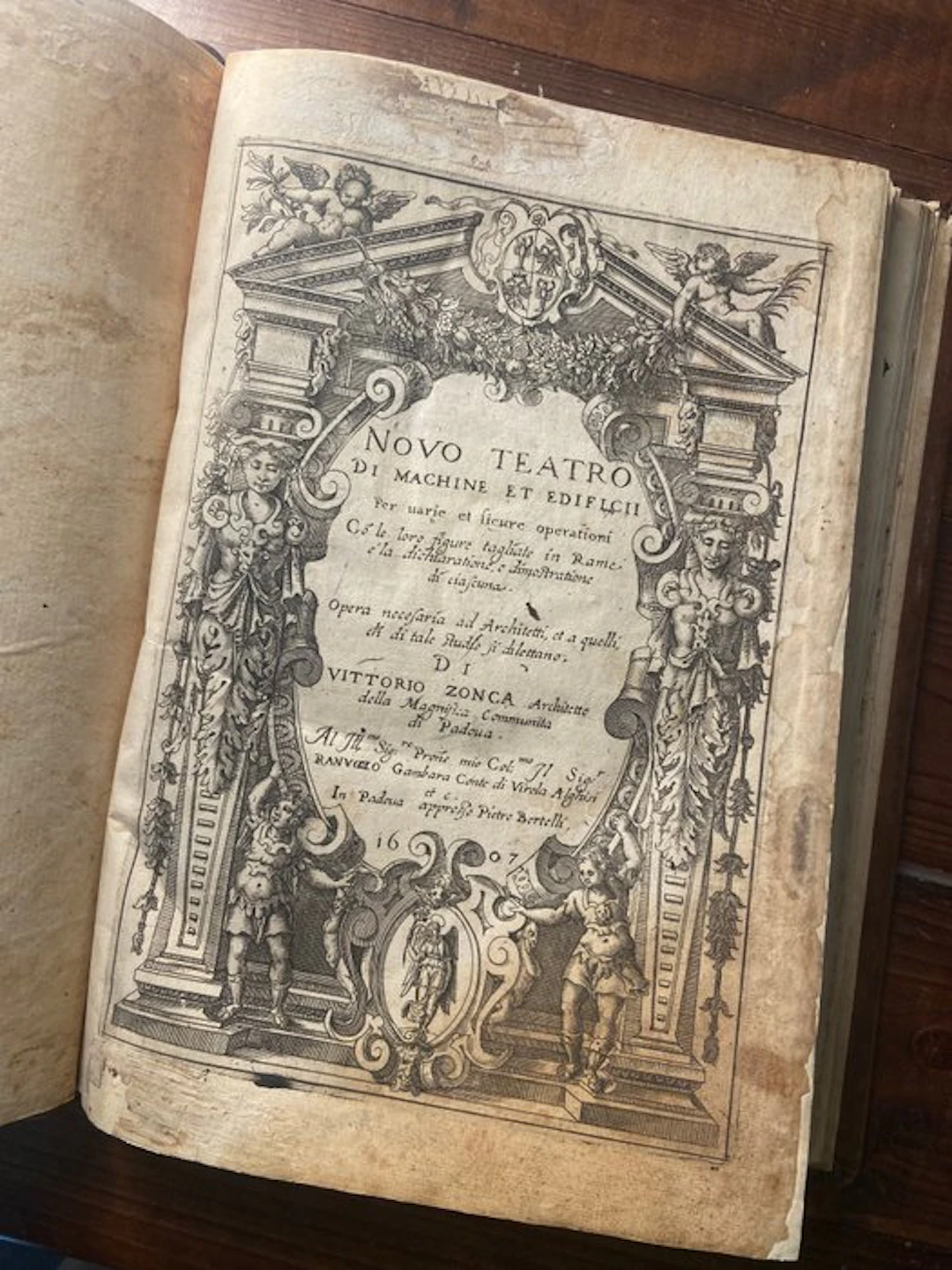 Vittorio Zonca / Pietro Bertelli - Novo Teatro di Machine et Edificii - 1607