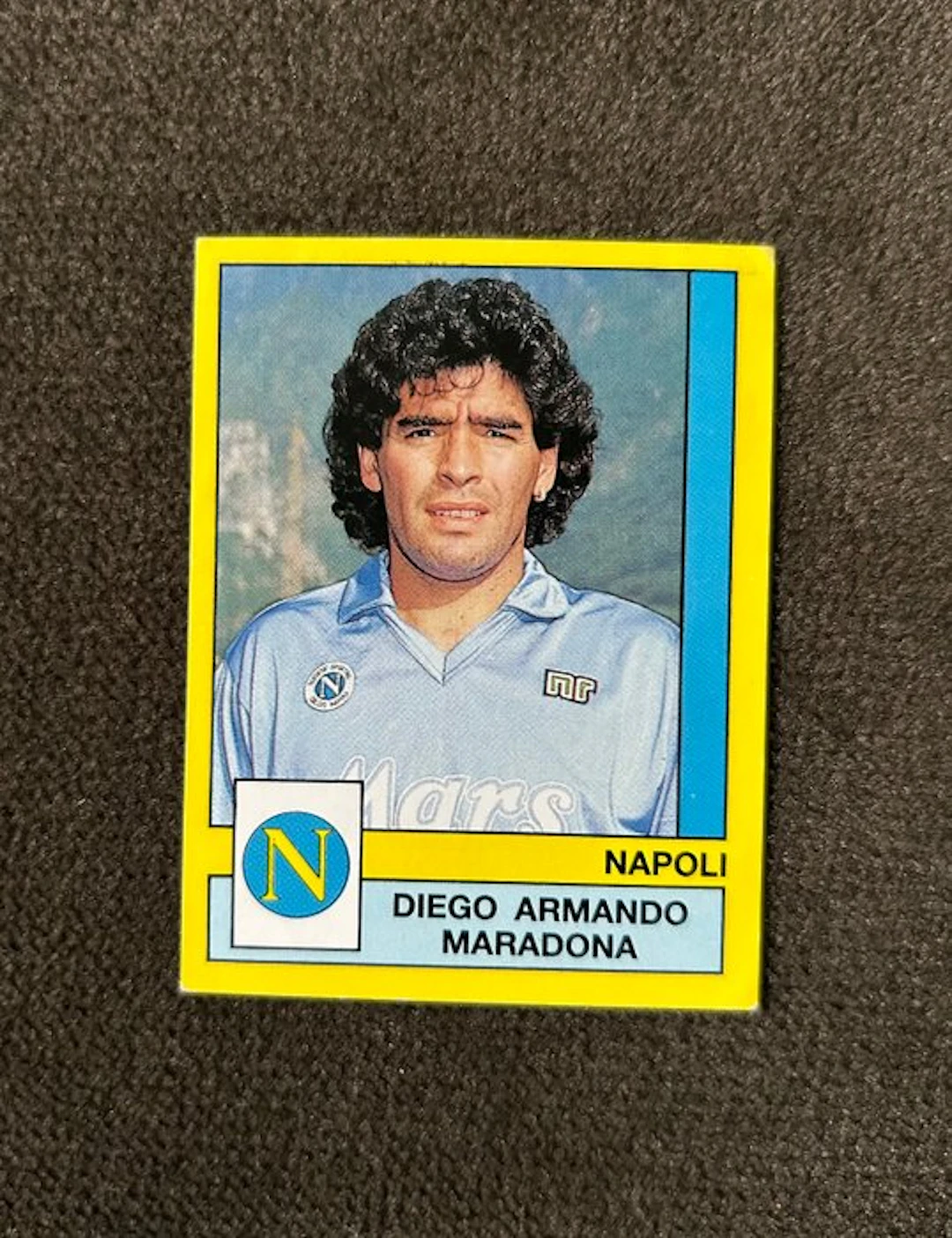1988/89 Panini Calciatori Diego Maradona 232 Unpasted - 1 Sticker - Good (GD)