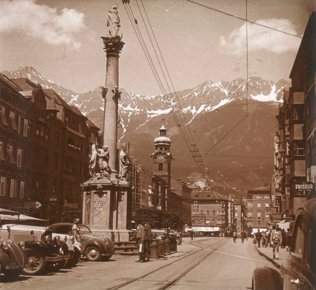 Lot of 20 stereo photos with binder - 1937 - Austria, Tyrol - Plaque - Glass