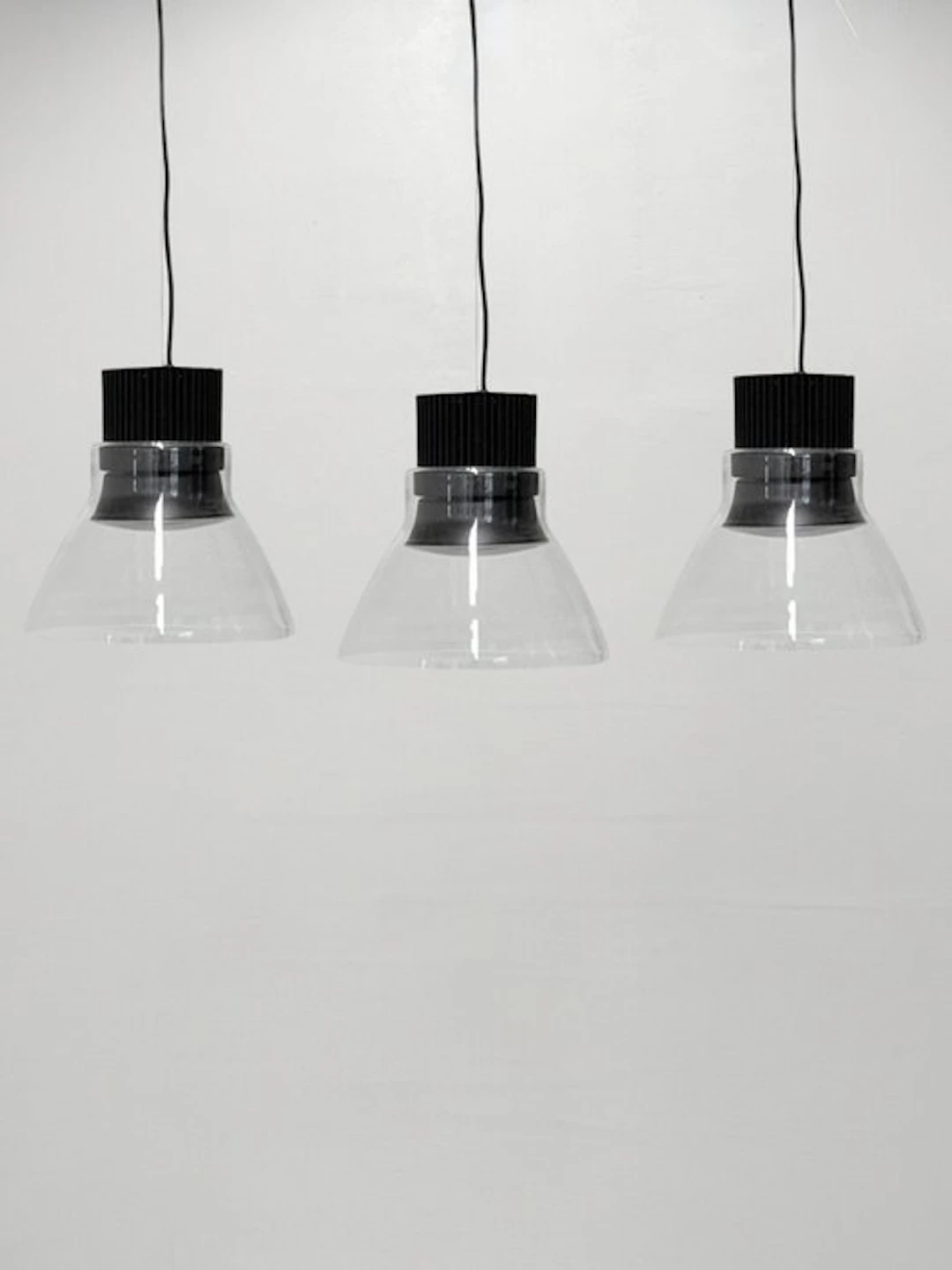 Flos - Piero Lissoni - Hanging lamp (3) - Light Bell + Glass Reflector - Steel