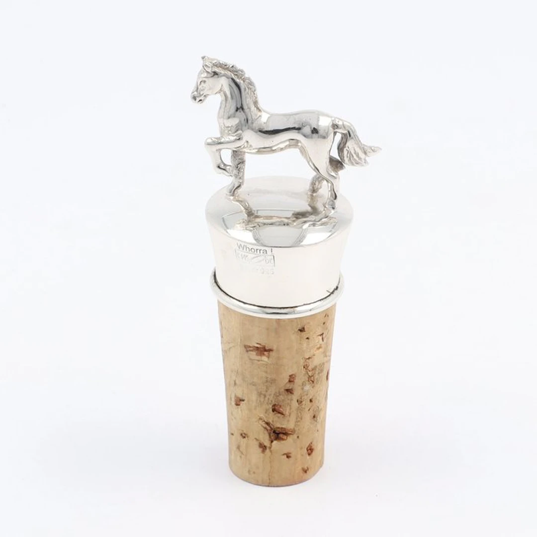 NO RESERVE. Episode Silver / Whorra Enterprises. - Bottle cork - .925 silver