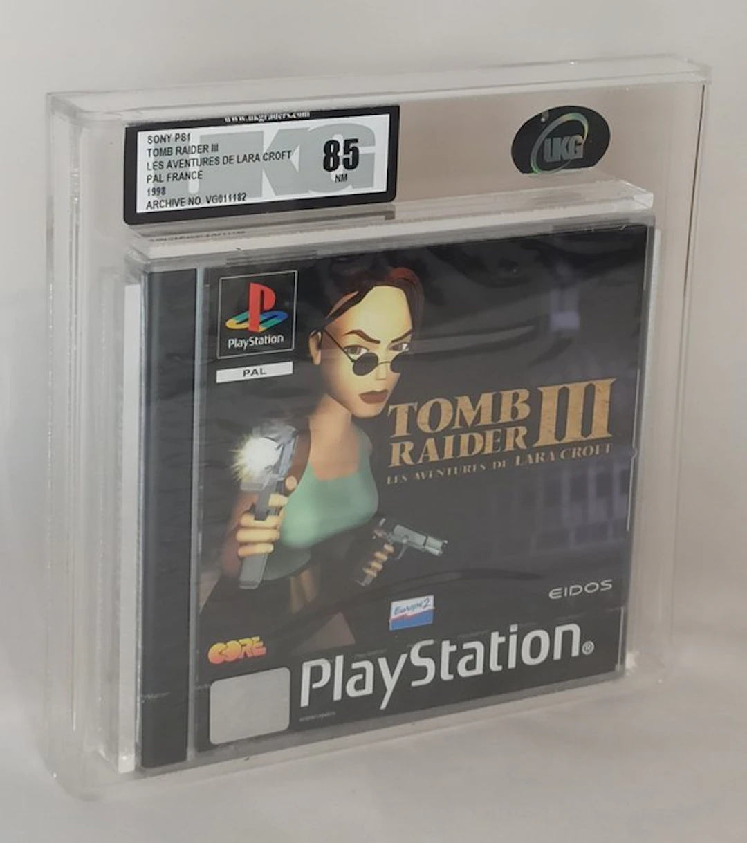 Sony - Playstation 1 (PS1) - Tomb Raider III - graded UKG...
