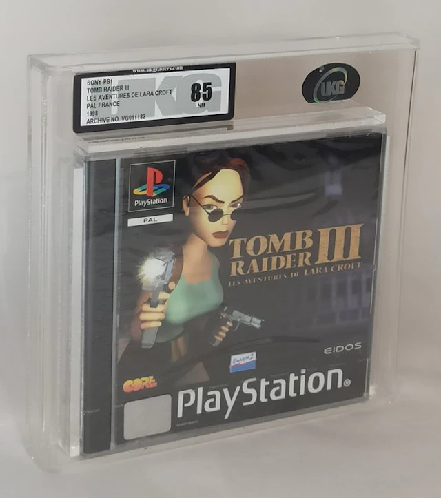 Sony - Playstation 1 (PS1) - Tomb Raider III - graded UKG...