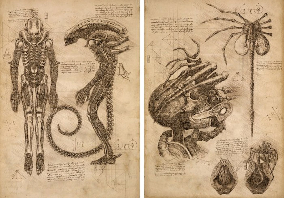 Boriani - 2x Alien, DaVinci, limited edition 18/20