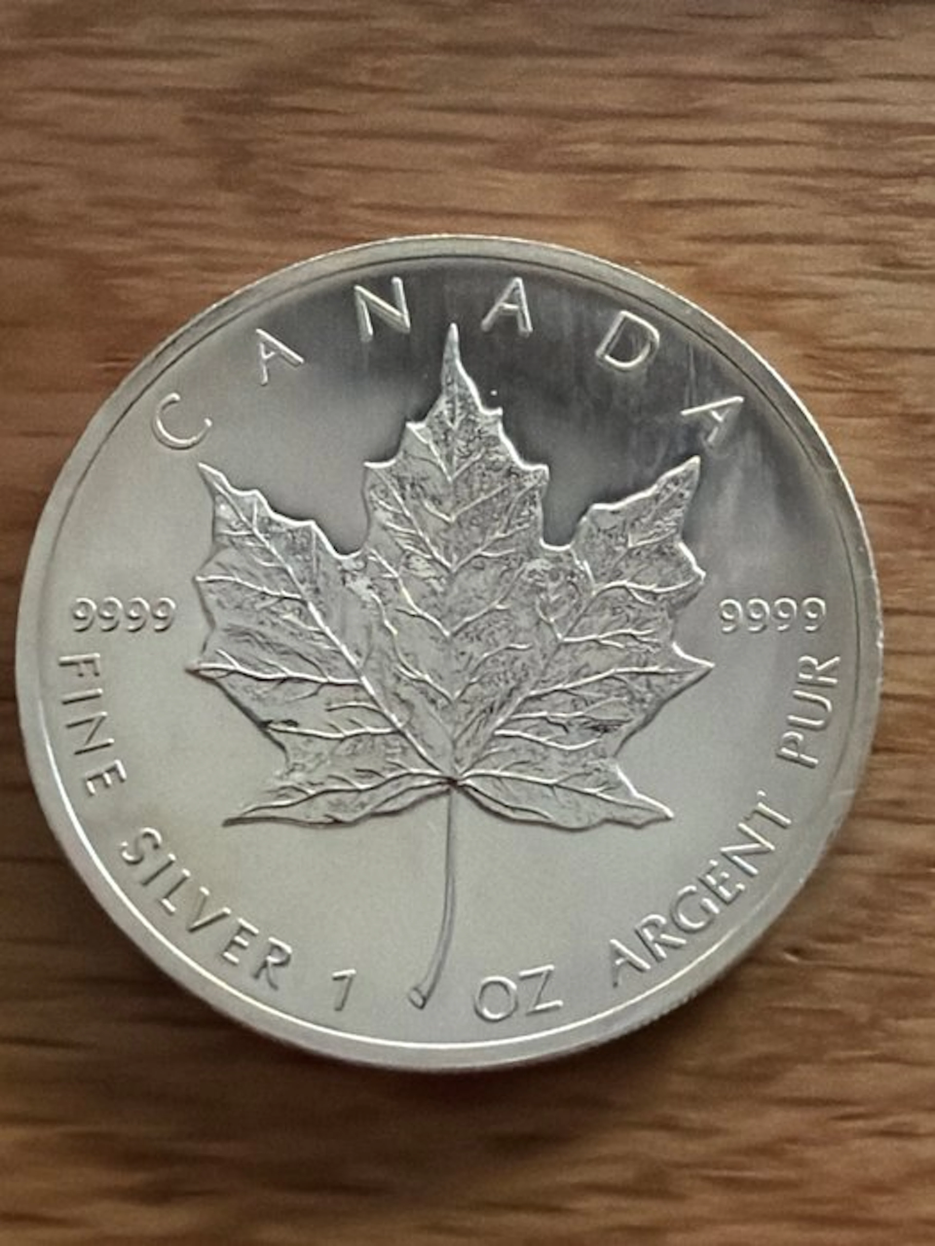 Canada. 5 Dollars 2008, Maple Leaf 1 oz (.999) Silber (No reserve price)