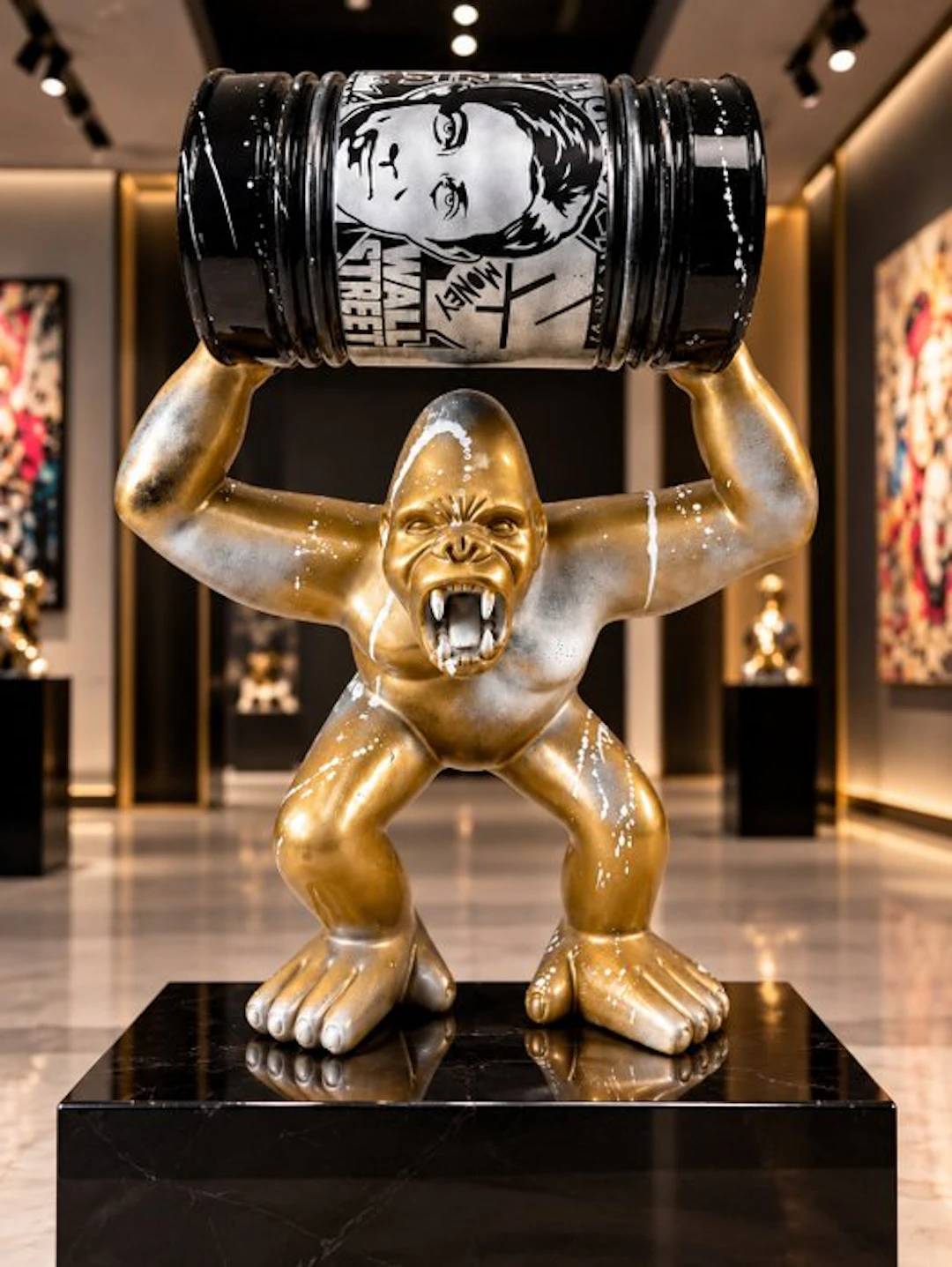 Daluxe Art - 1999 • XXL Pop Art Gorilla – 70 cm