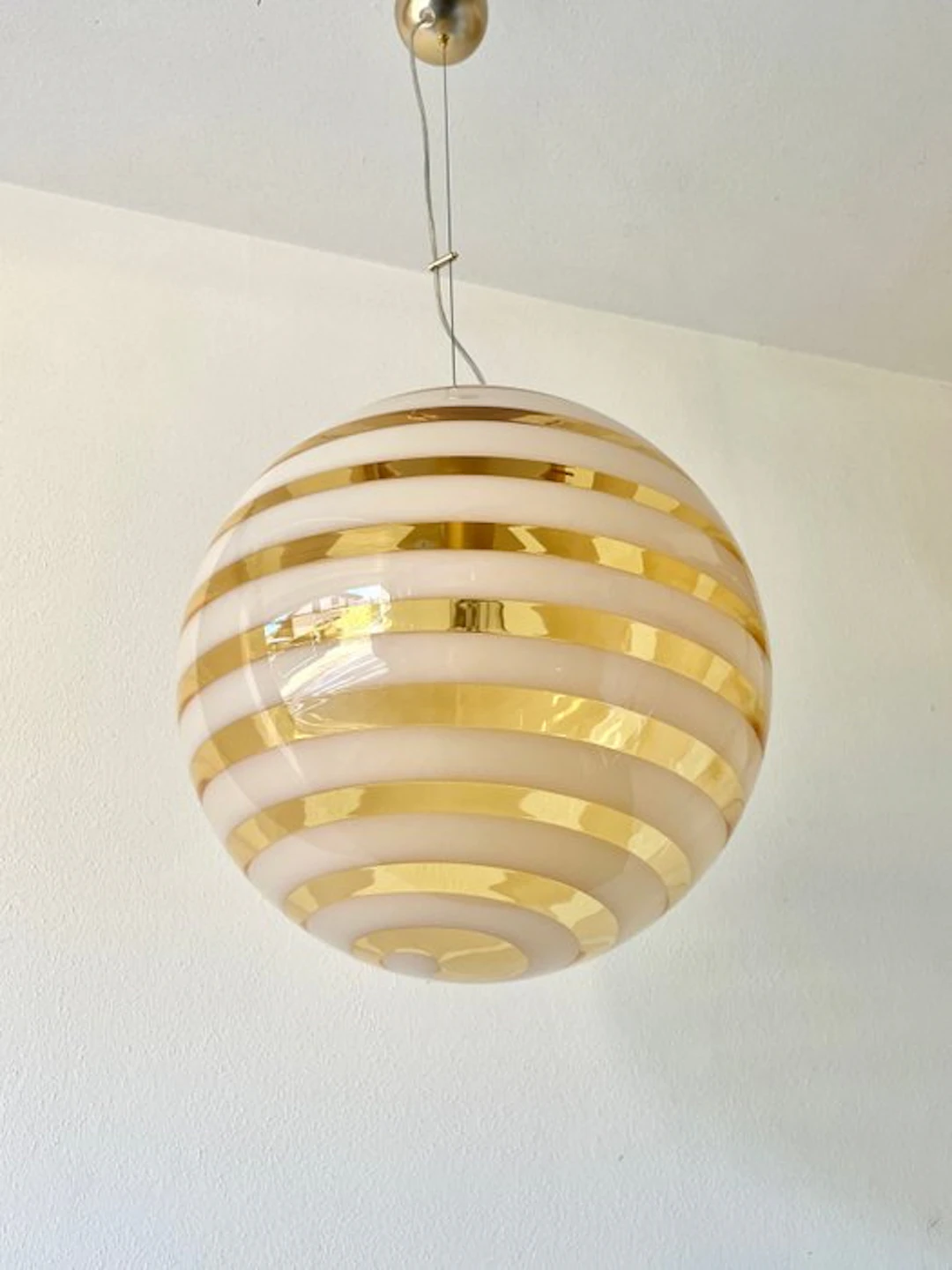 SPAZIO 114 - Hanging lamp - CANDY MURANO LAMP - D40 - Glass
