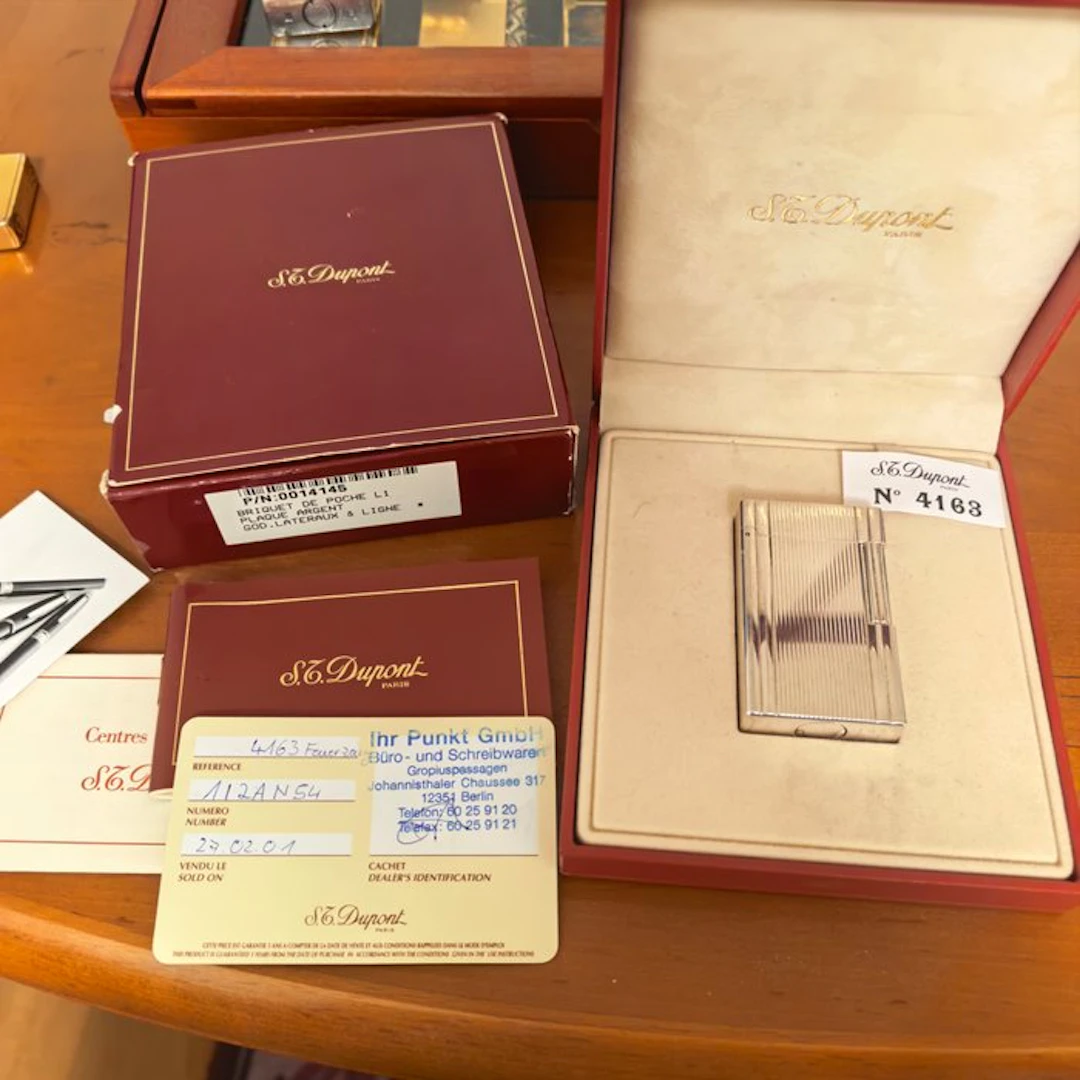 S.T. Dupont - Line 1 - Lighter - Silver plated