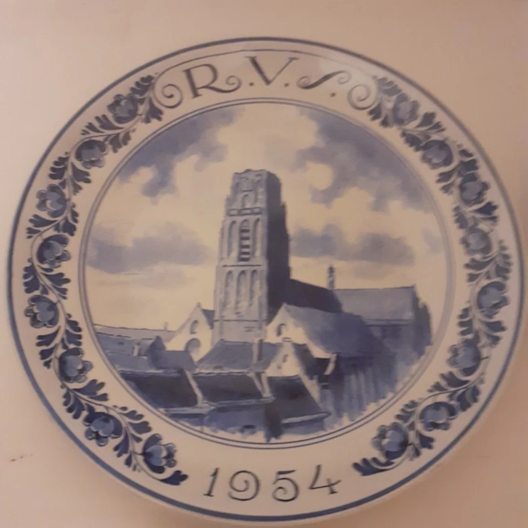 Delft - Wall plate (2) - Porcelain
