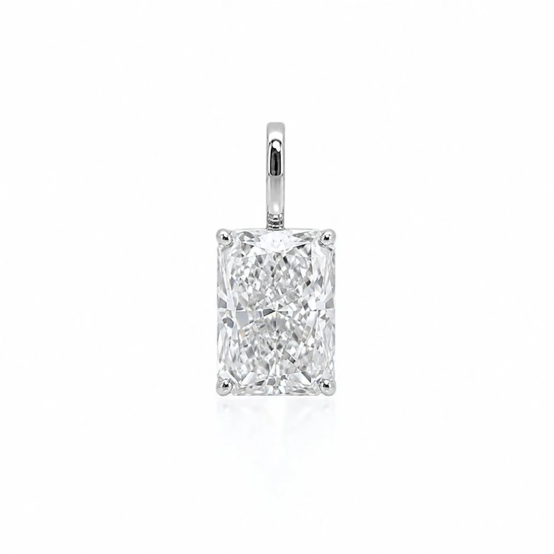 No reserve price - Pendant - 14 kt. White gold - 1.07ct. tw. Diamond