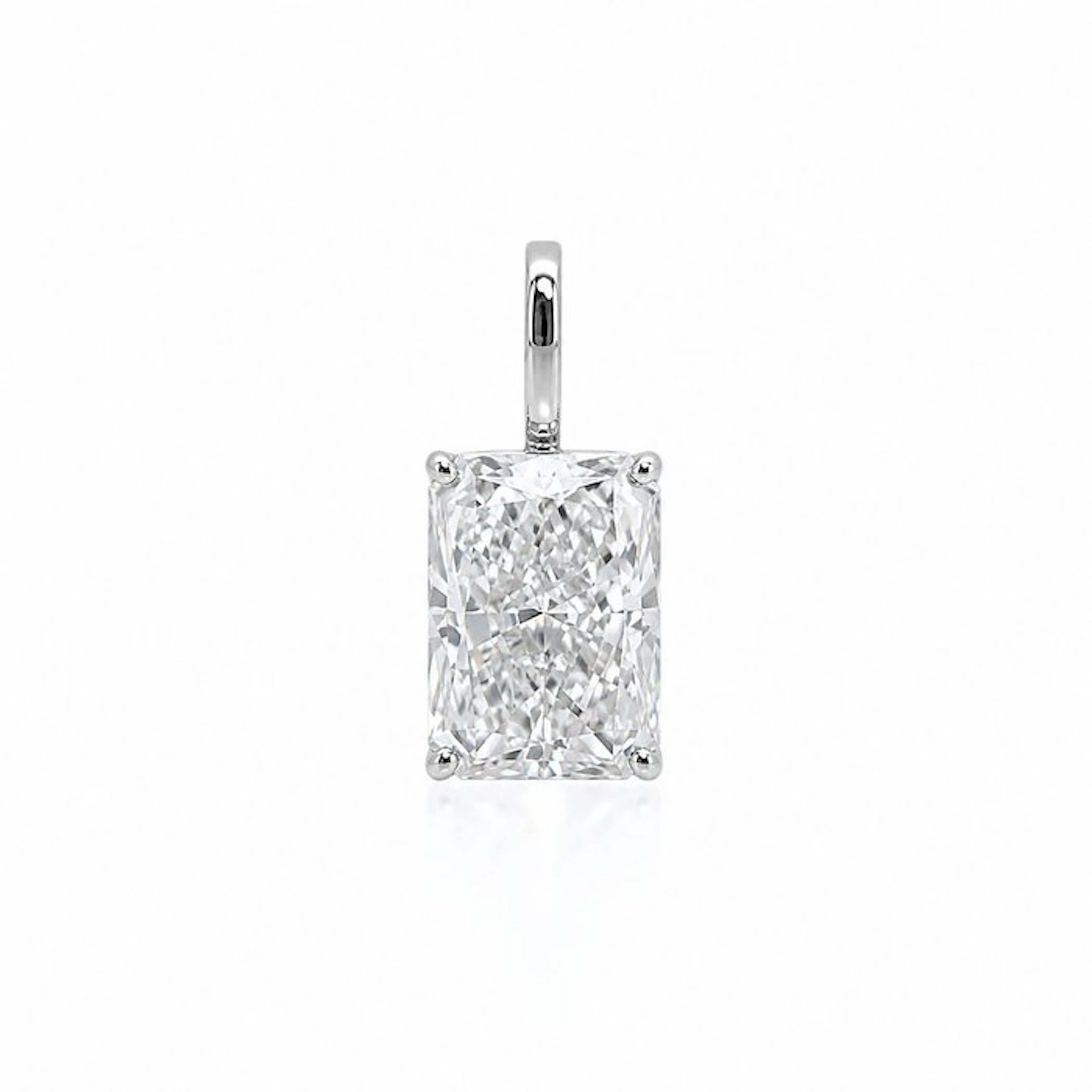 No reserve price - Pendant - 14 kt. White gold - 1.07ct. tw. Diamond