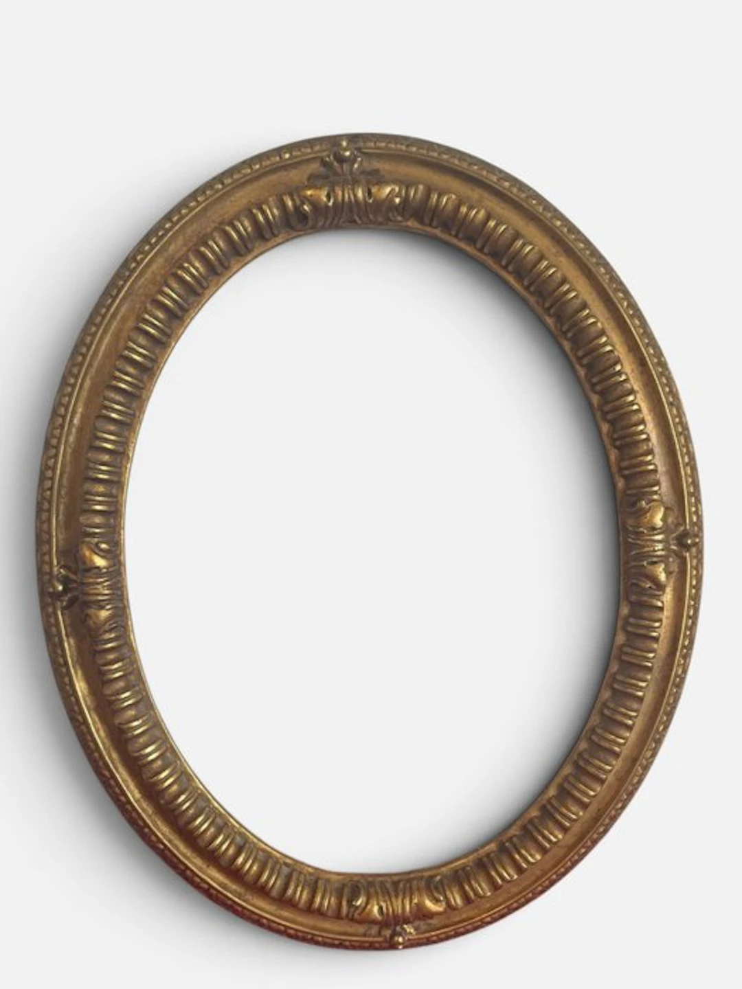 Frame - Splendid Oval Frame in Gilt Wood with zecchino...