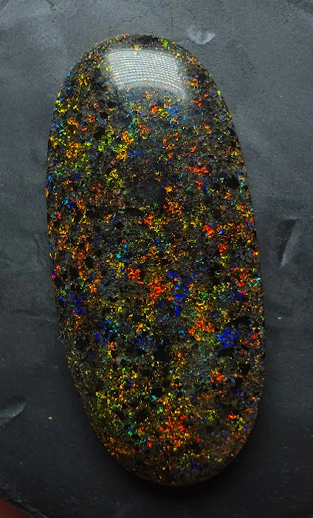 Opal Cabochon - Height: 27 mm - Width: 13 mm- 2.02 g - (1)
