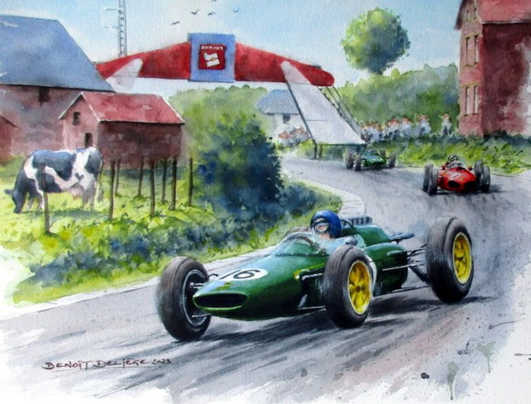 Lotus-Climax 25 #16 - Jim Clark - Belgian Grand Prix 1962...