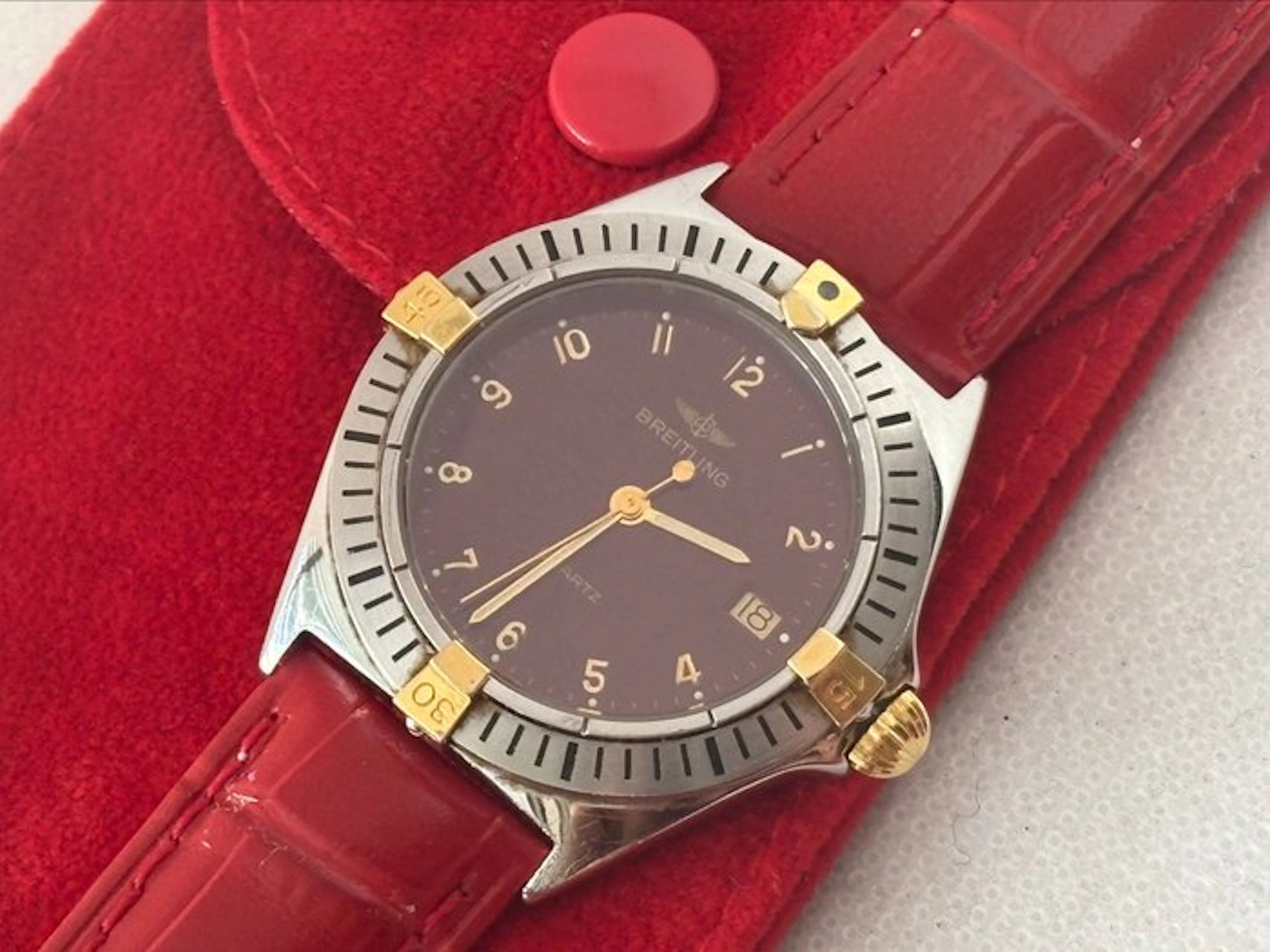 Breitling - Callisto Burgundy - 80510 - Unisex - 1990-1999