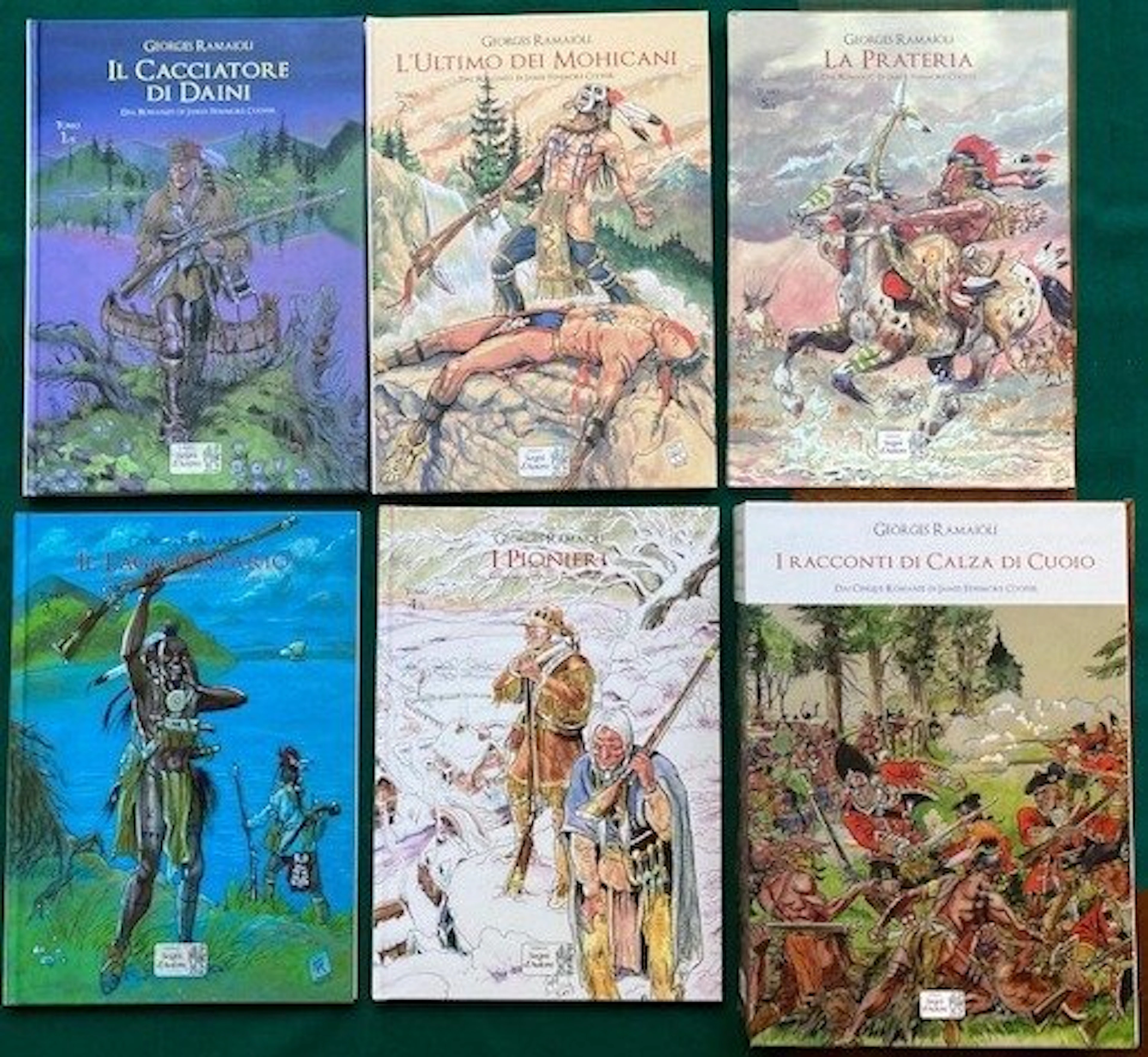Fenimore Cooper a fumetti - serie completa esaurita di 5x...