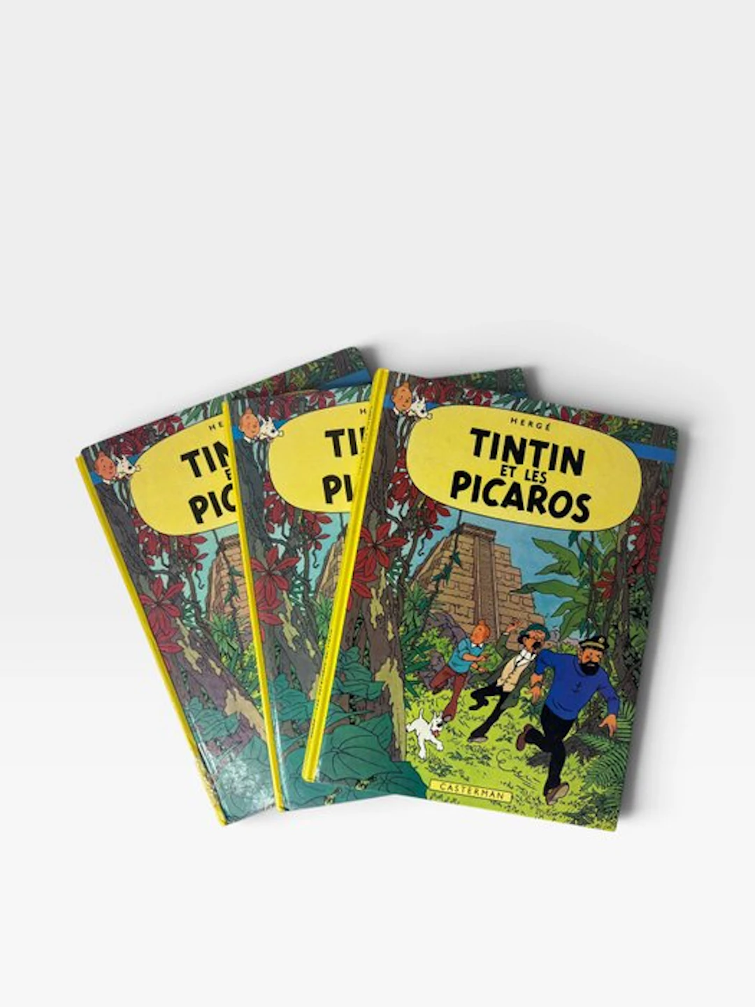 Tintin T23 - Tintin et les Picaros - 3 Album - First edition