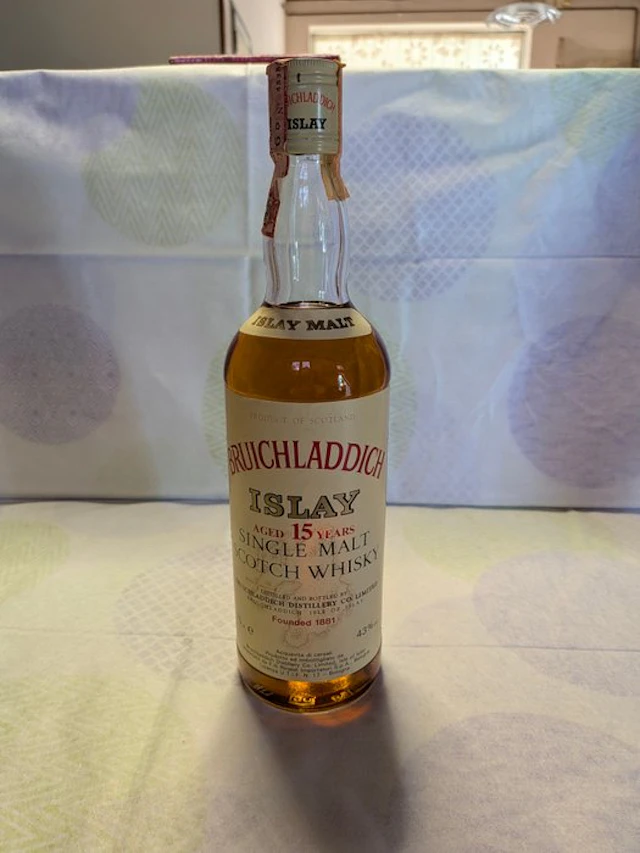 Bruichladdich 15 years old - b. 1980s - 75cl