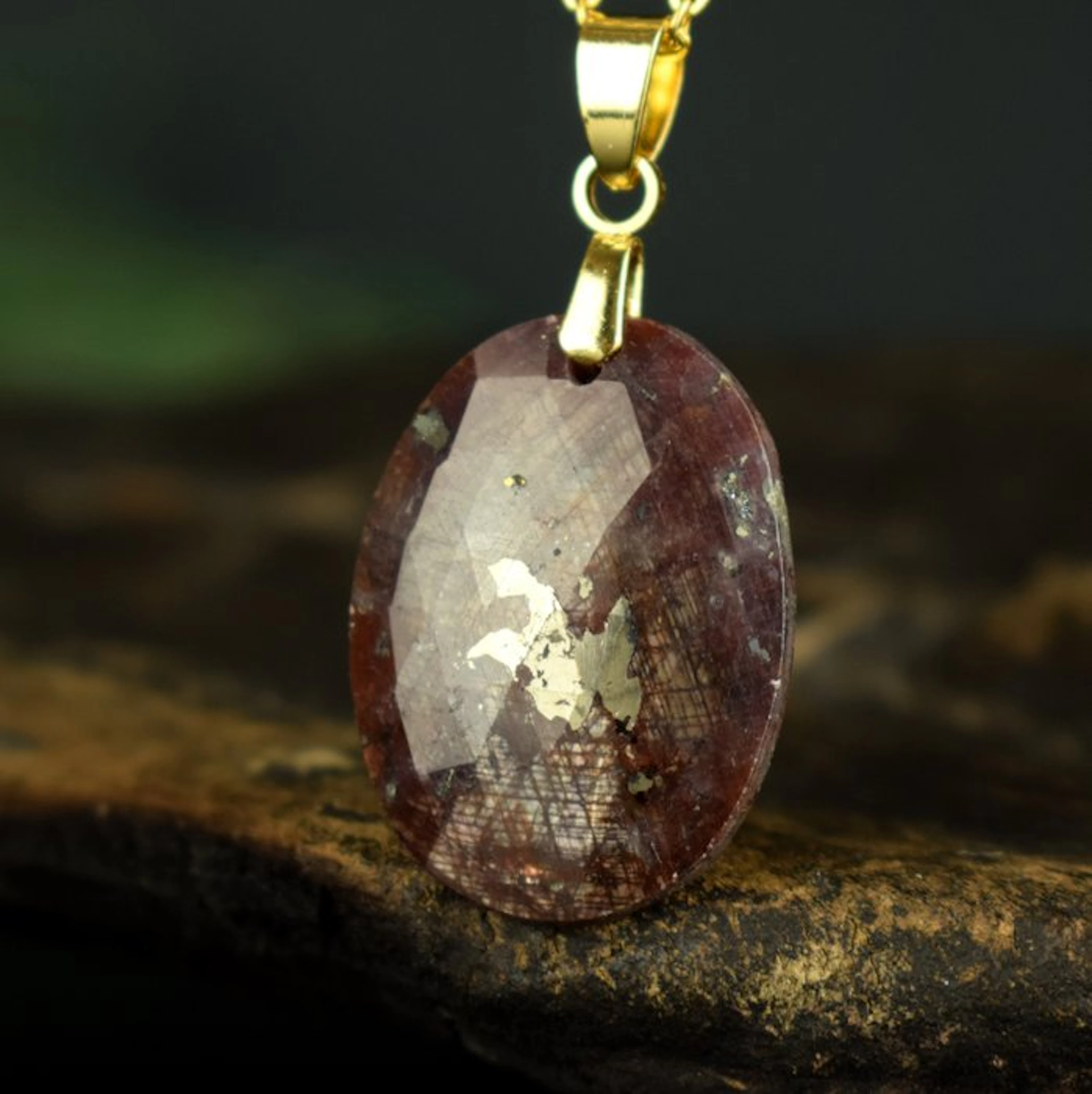 Rubies and Pyrite – A Rare Mineral Alliance with Golden...