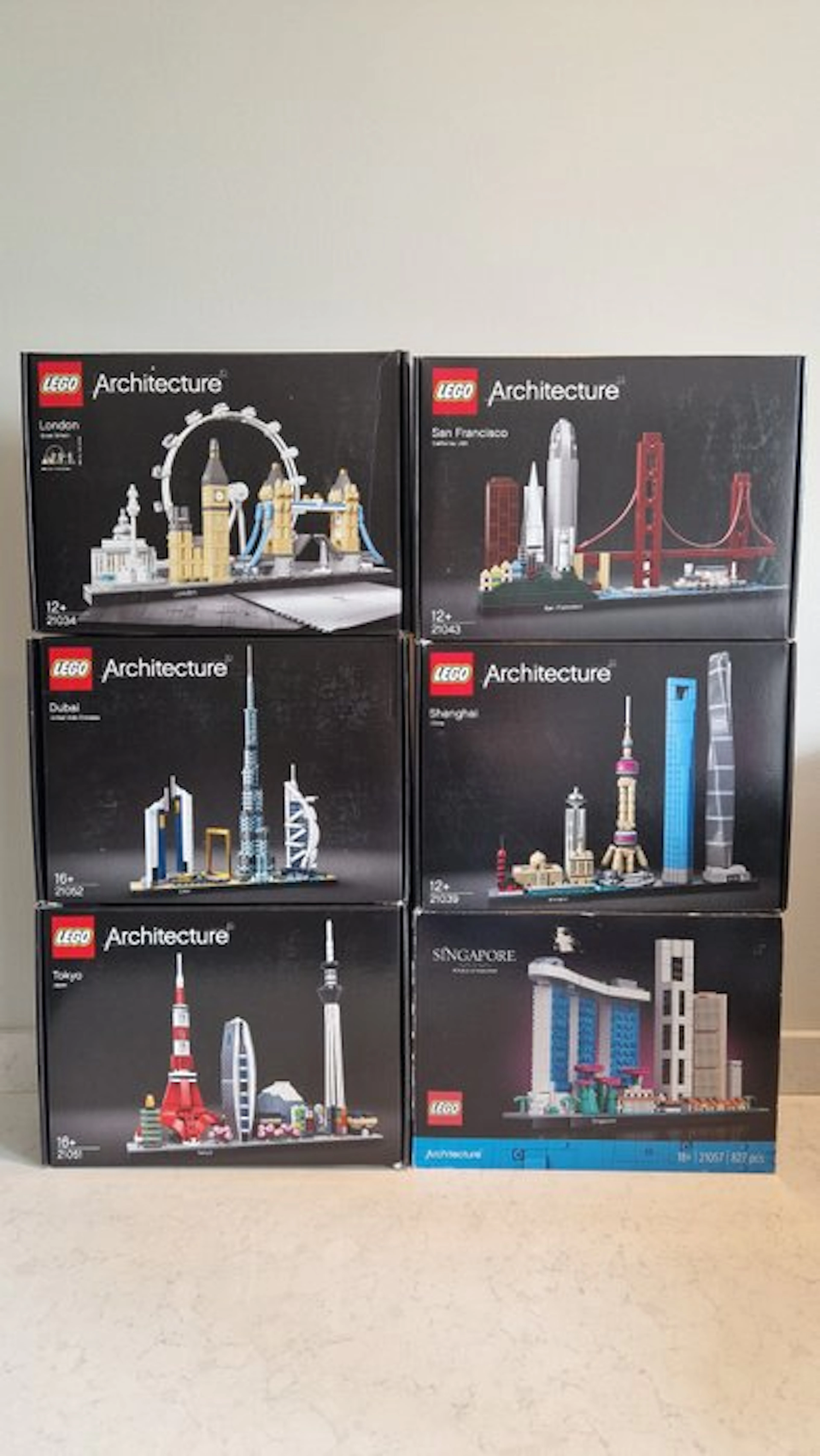 LEGO Set - Architecture - London; San Francisco; Dubai...