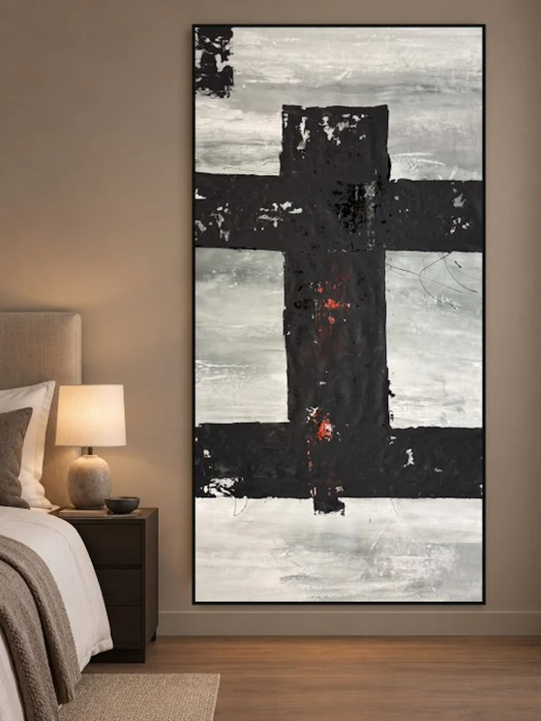 MH7STUDIO (1996) - Equilibrio en ceniza XXXL – Abstract art