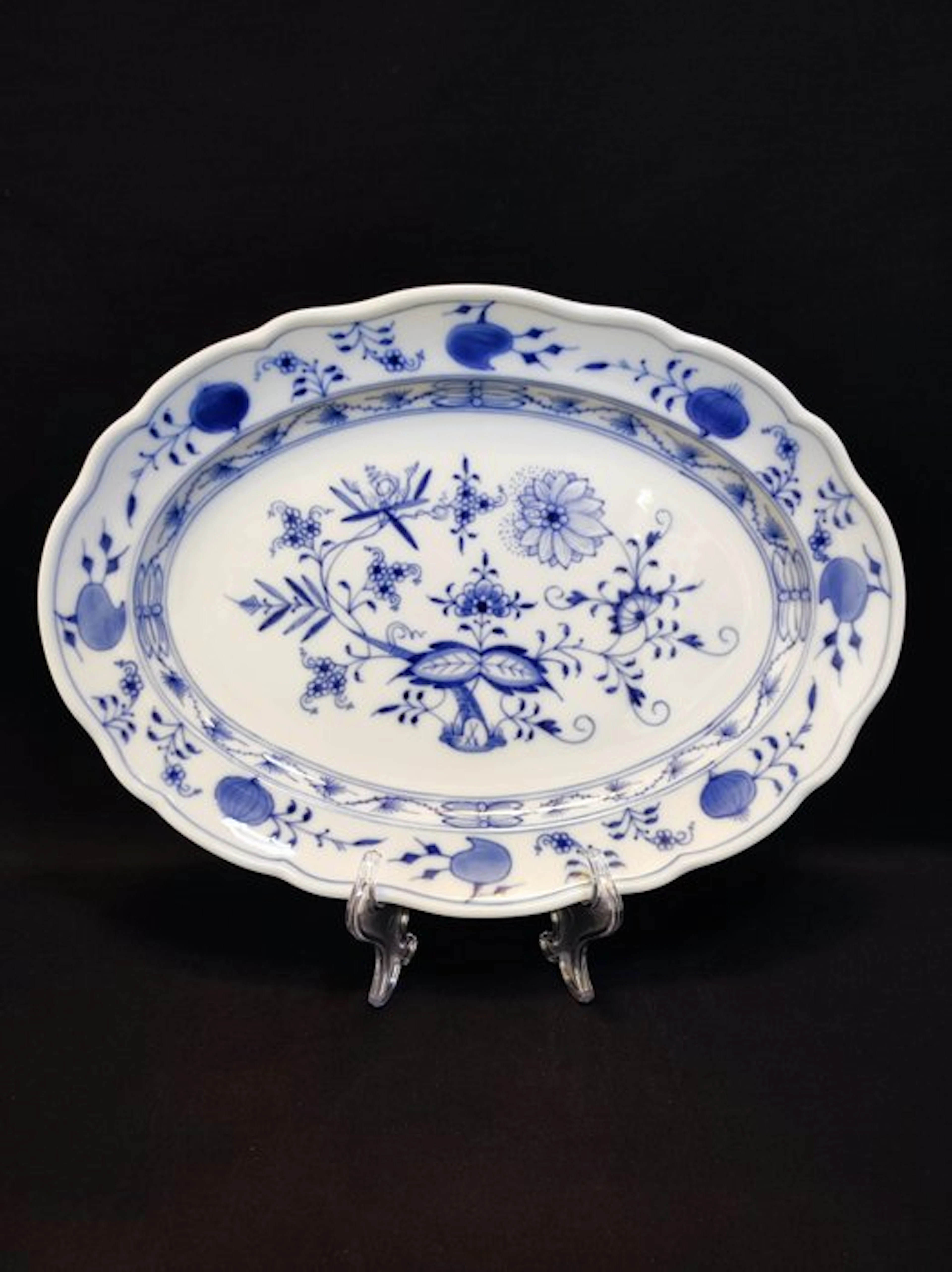 Meissen - Platter - /Bowl/Small side plate 30.3x22.3x3.5...
