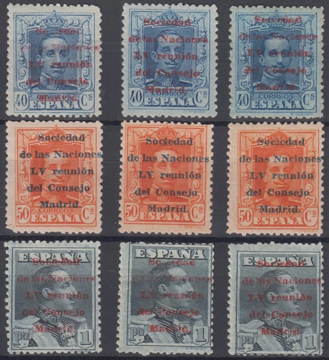 Spain 1929 - League of Nations