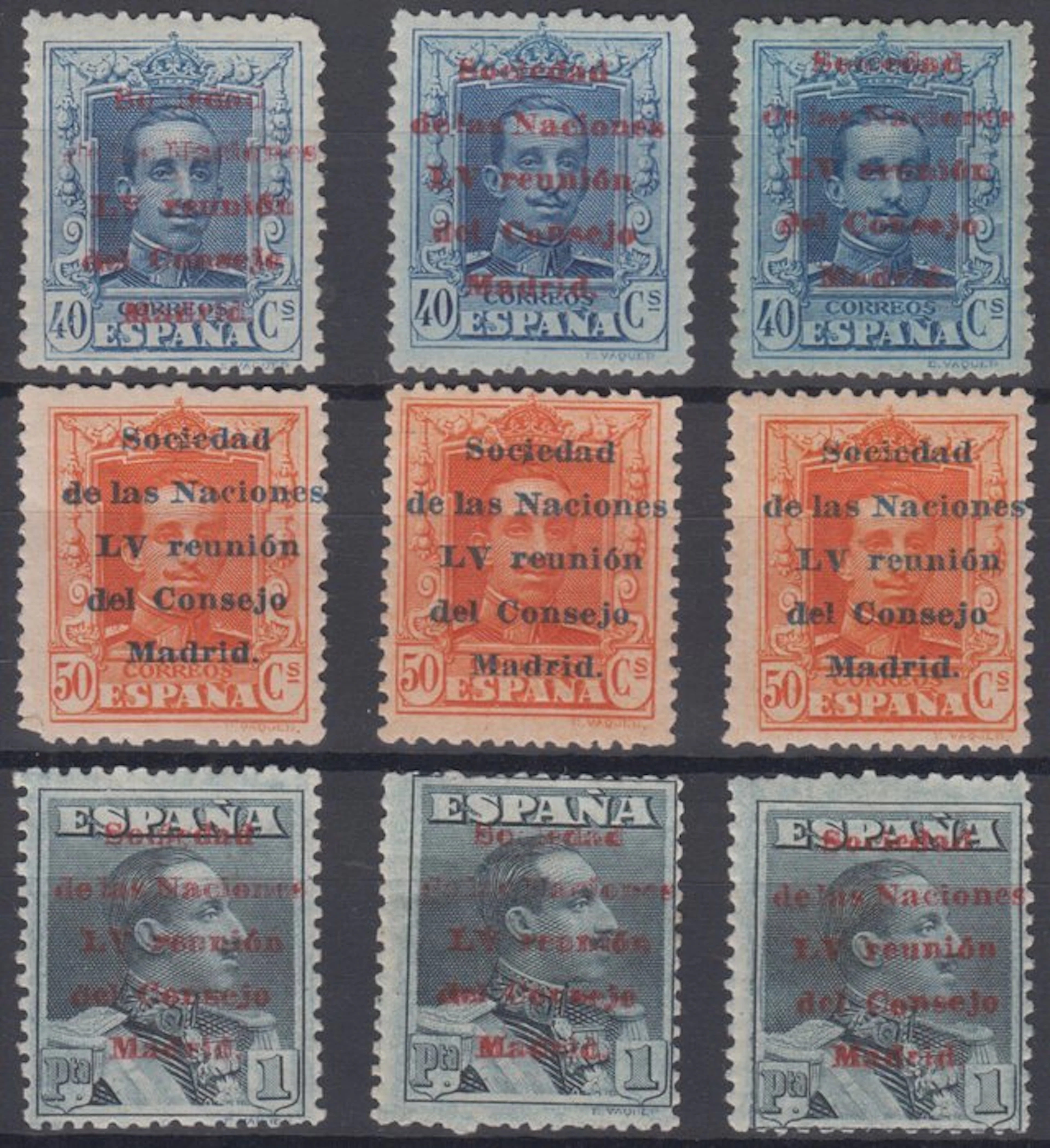 Spain 1929 - League of Nations