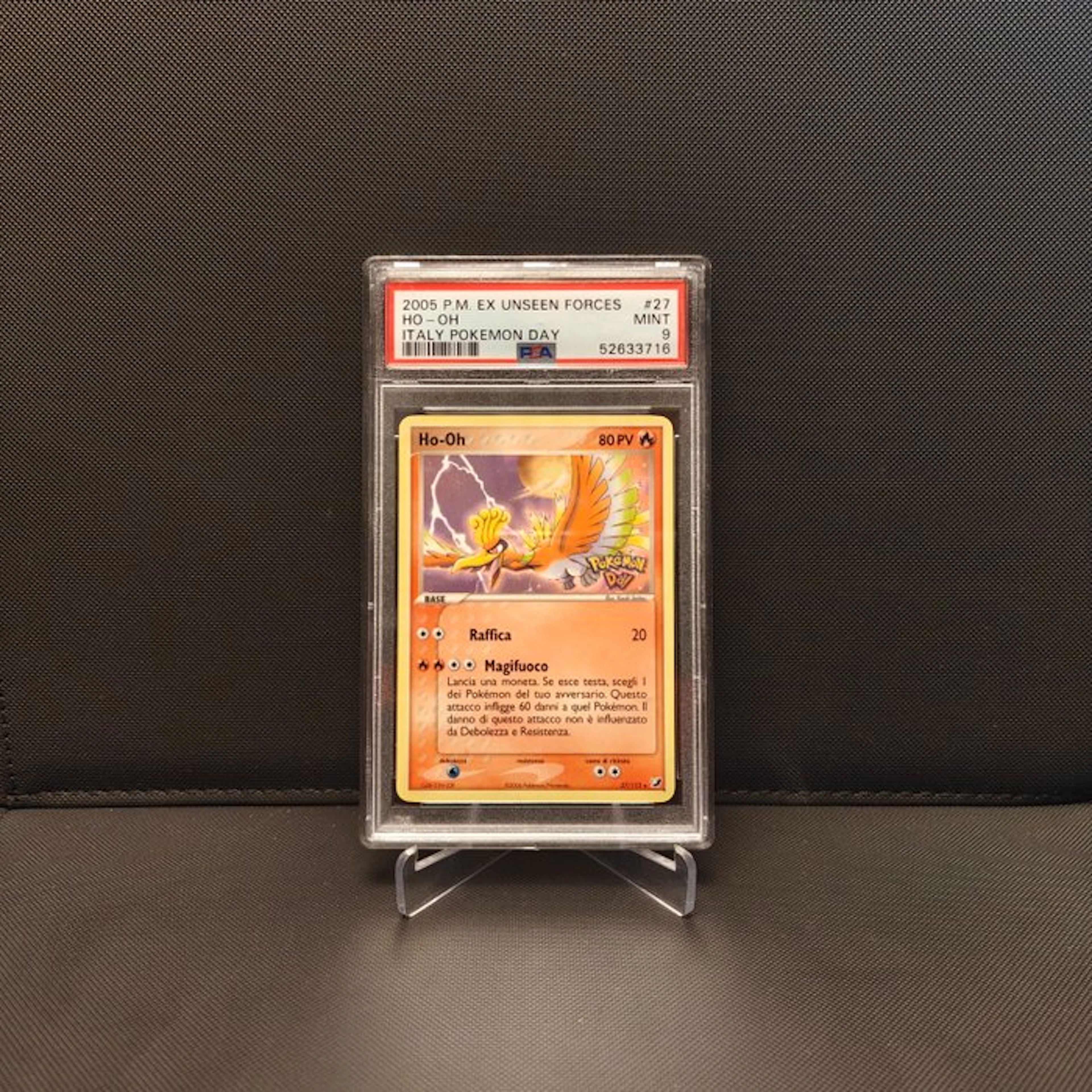 Pokémon - 1 Graded card - Ho-Oh 27 - PSA 9 - EX