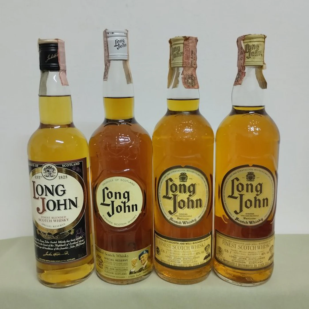 Long John Special Reserve - b. 1990s, 1980s - 70cl, 75cl - 4 bottles
