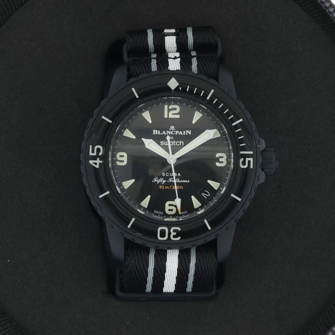 Blancpain x Swatch - Bioceramic Scuba Fifty Fathoms...