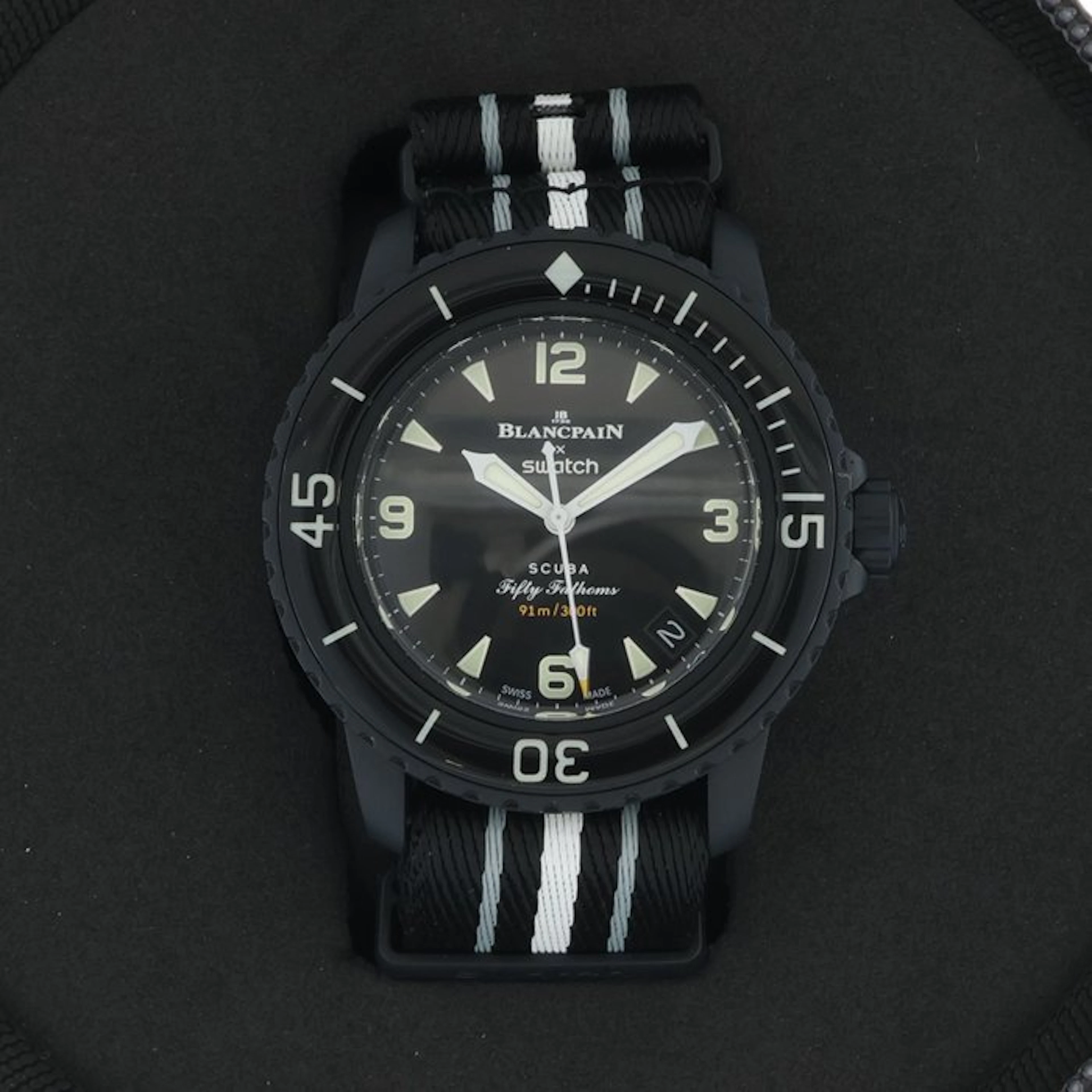 Blancpain x Swatch - Bioceramic Scuba Fifty Fathoms...