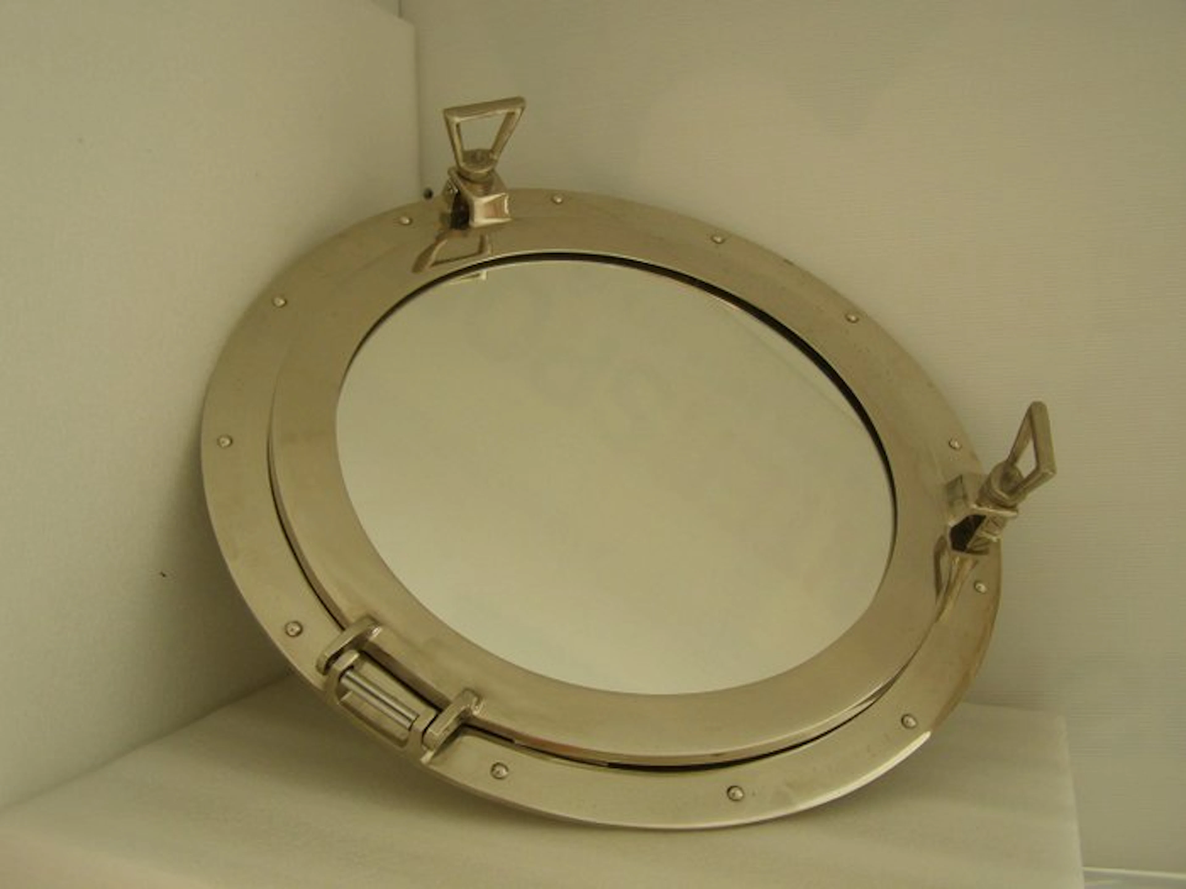 Mirror - mirror, Aluminium - porthole mirror