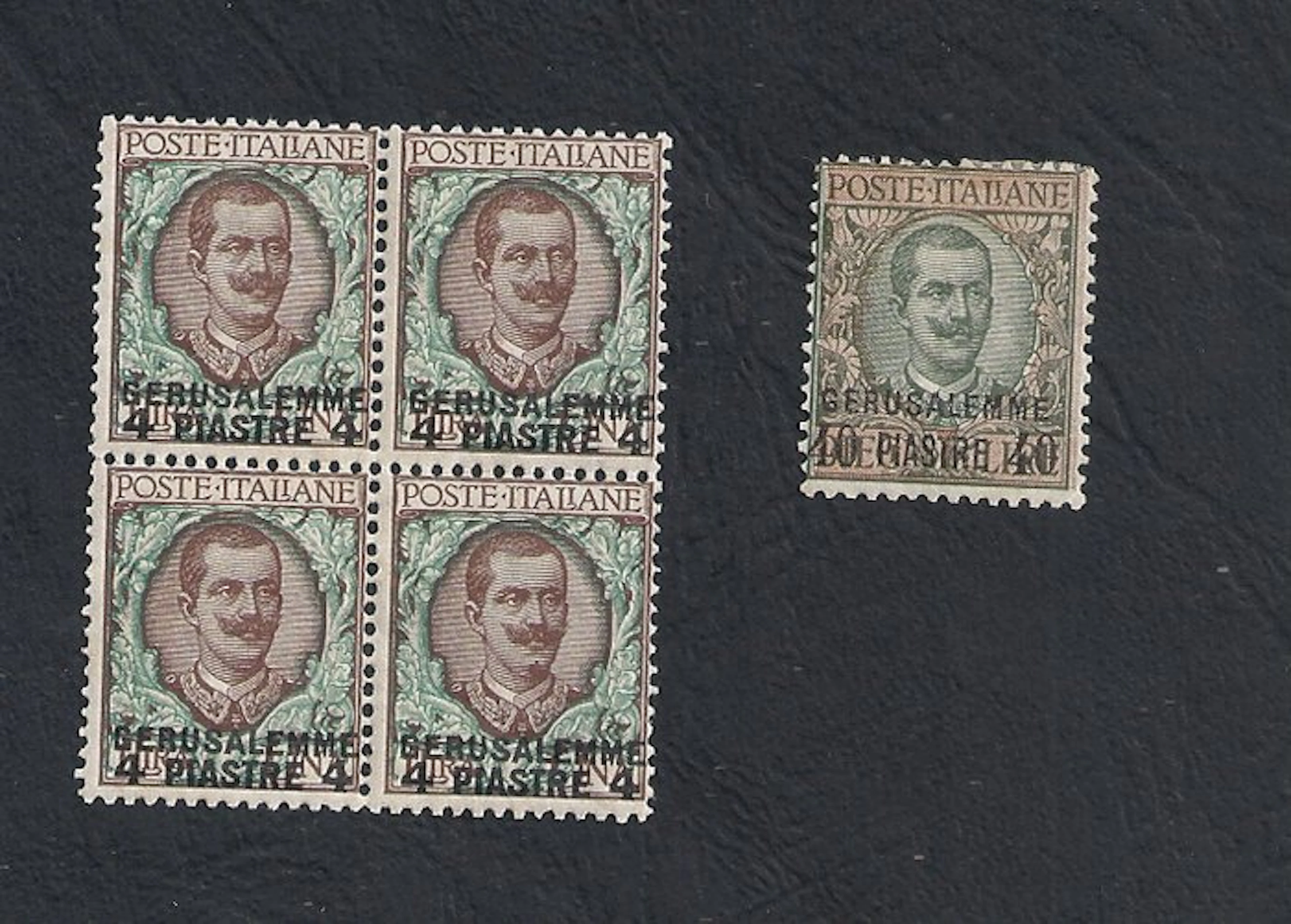 Levant (Italian post offices from 1874 to 1923) 1909/1911...