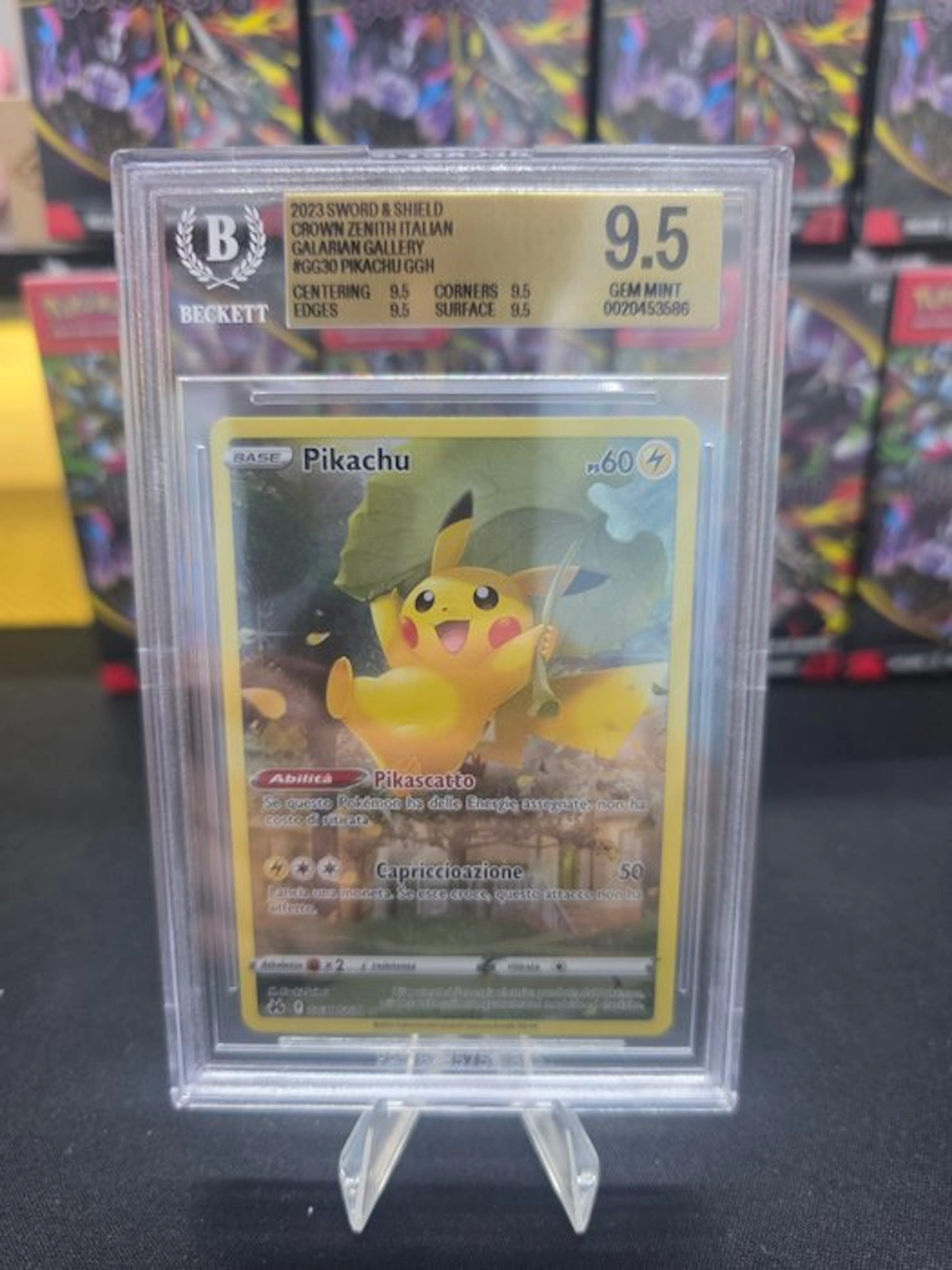 Pokémon - 1 Graded card - Pikachu GG30 Foil