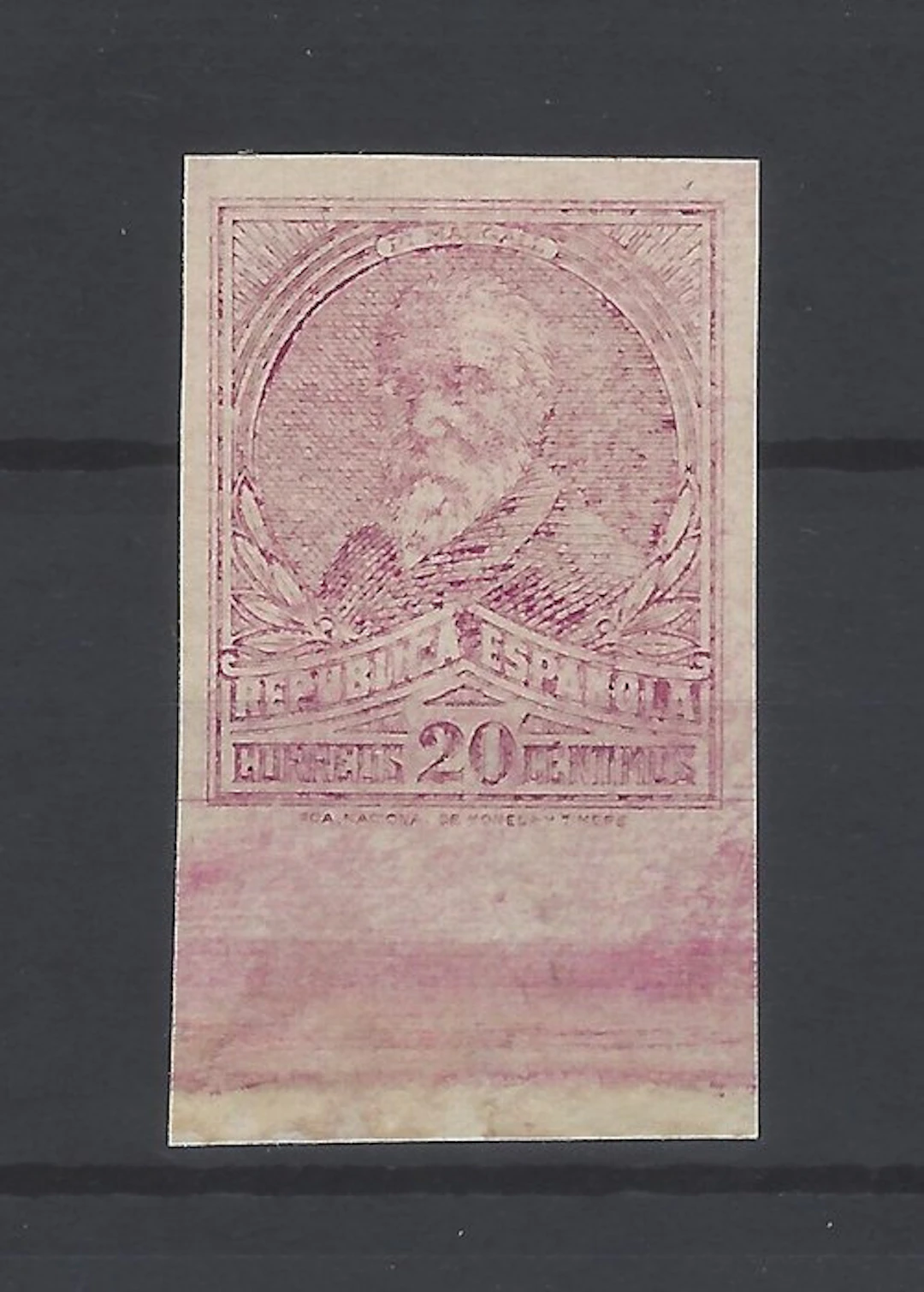 Spain 1932 - Character-error - without indentation - Edifil Esp. nº 666id