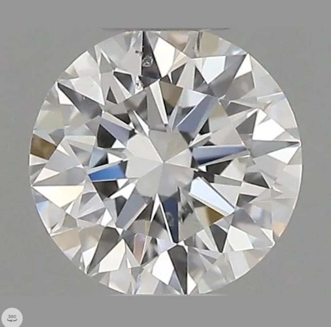 1 pcs Diamond (Natural) - 0.30 ct - Round - D...